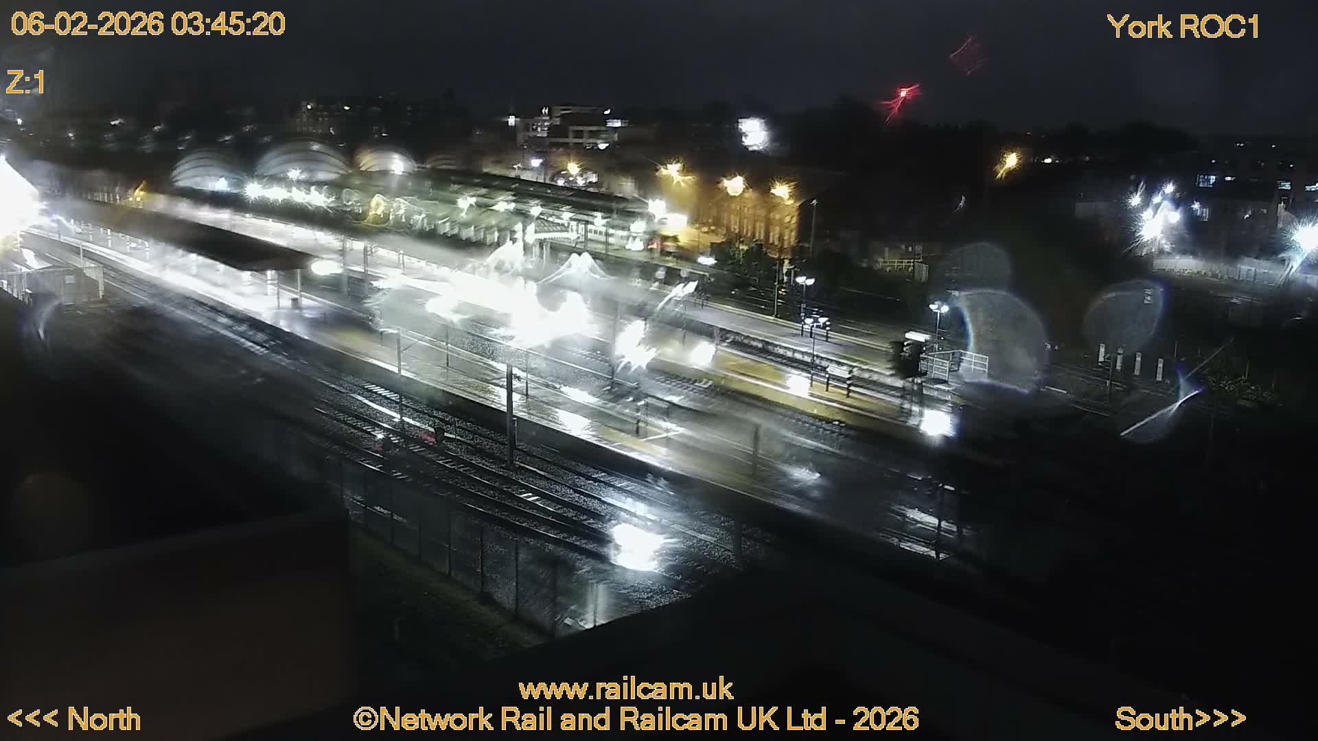 Yorkshire, York Railway Station & York City Live Cam   - York, North Yorkshire, Yorkshire and the Humber, England, United Kingdom