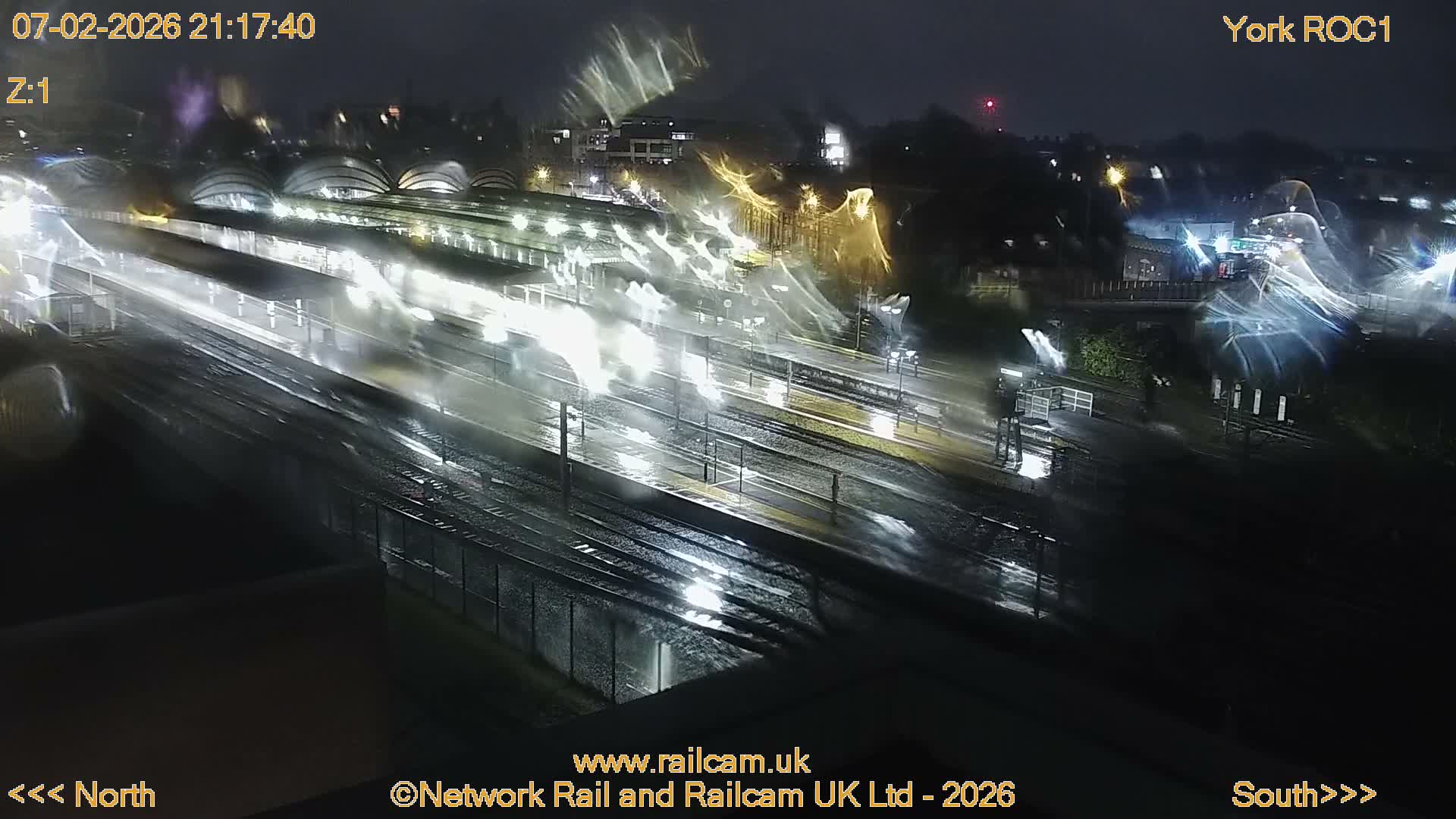 Yorkshire, York Railway Station & York City Live Cam   - York, North Yorkshire, Yorkshire and the Humber, England, United Kingdom