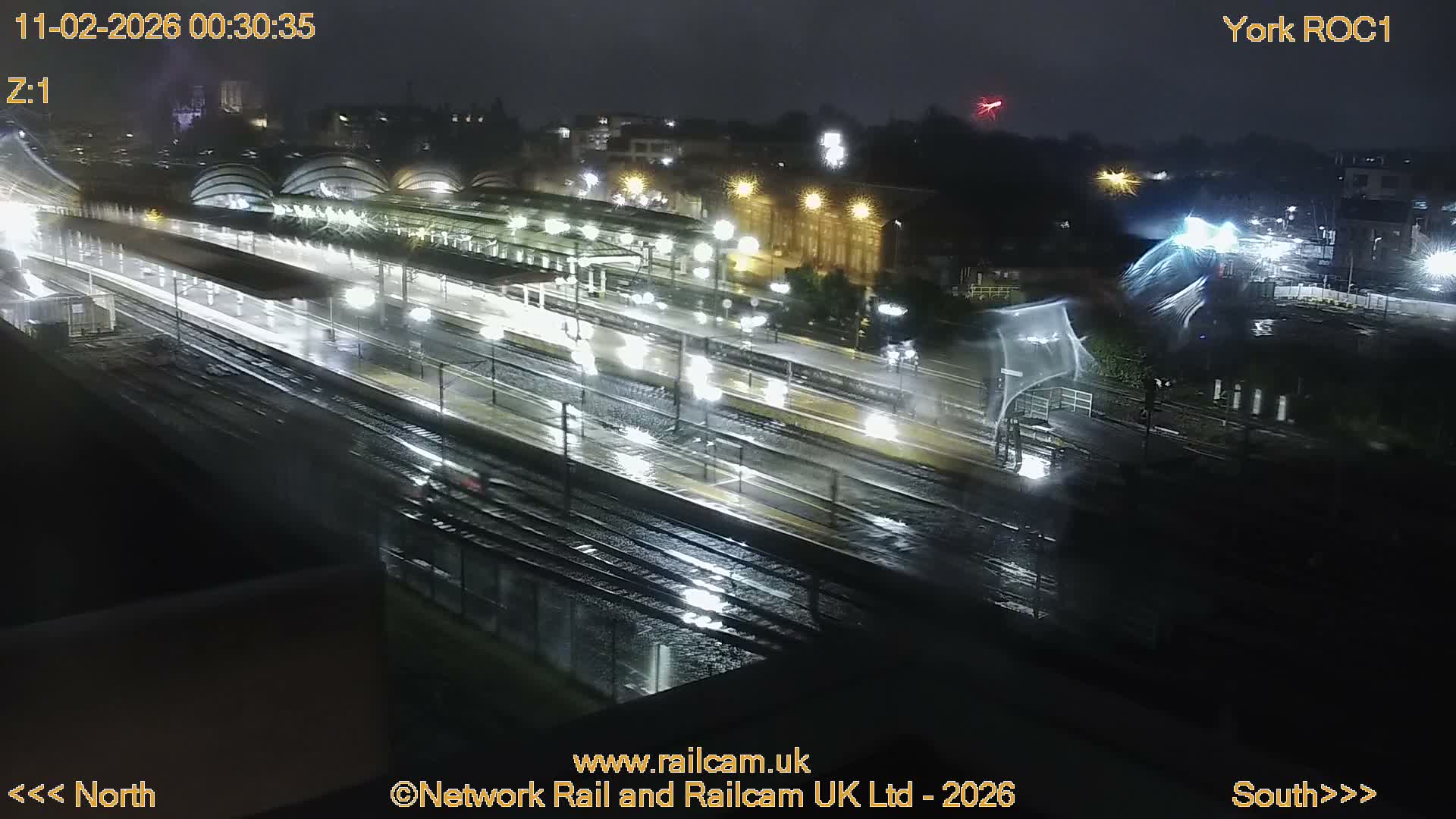 Yorkshire, York Railway Station & York City Live Cam   - York, North Yorkshire, Yorkshire and the Humber, England, United Kingdom
