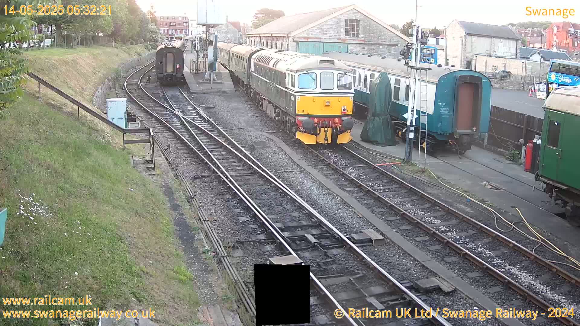 Swanage Town Railway Station Live Cam - Dorset, South West, England, United Kingdom