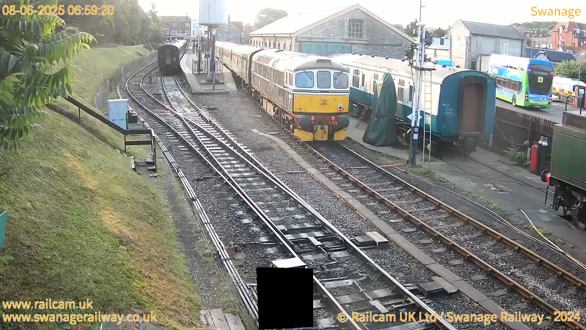 Swanage Town Railway Station Live Cam - Dorset, South West, England, United Kingdom