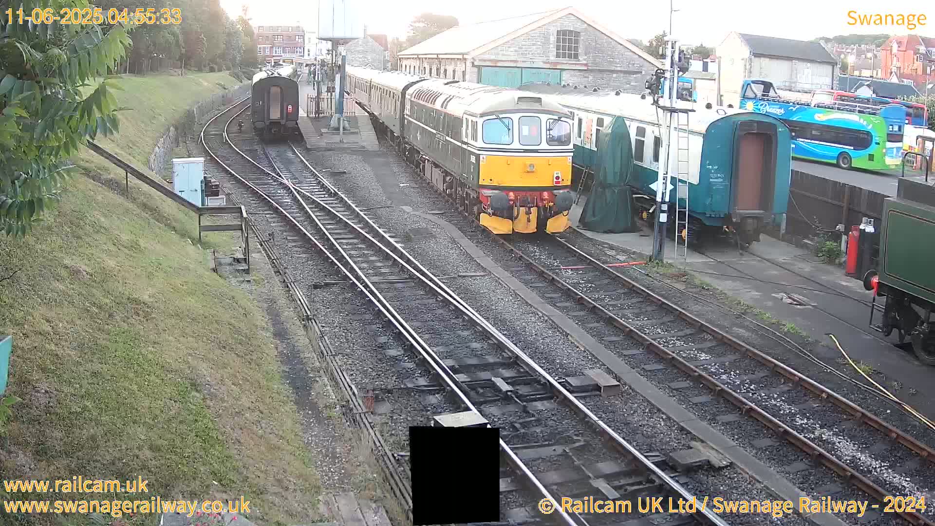 Swanage Town Railway Station Live Cam - Dorset, South West, England, United Kingdom
