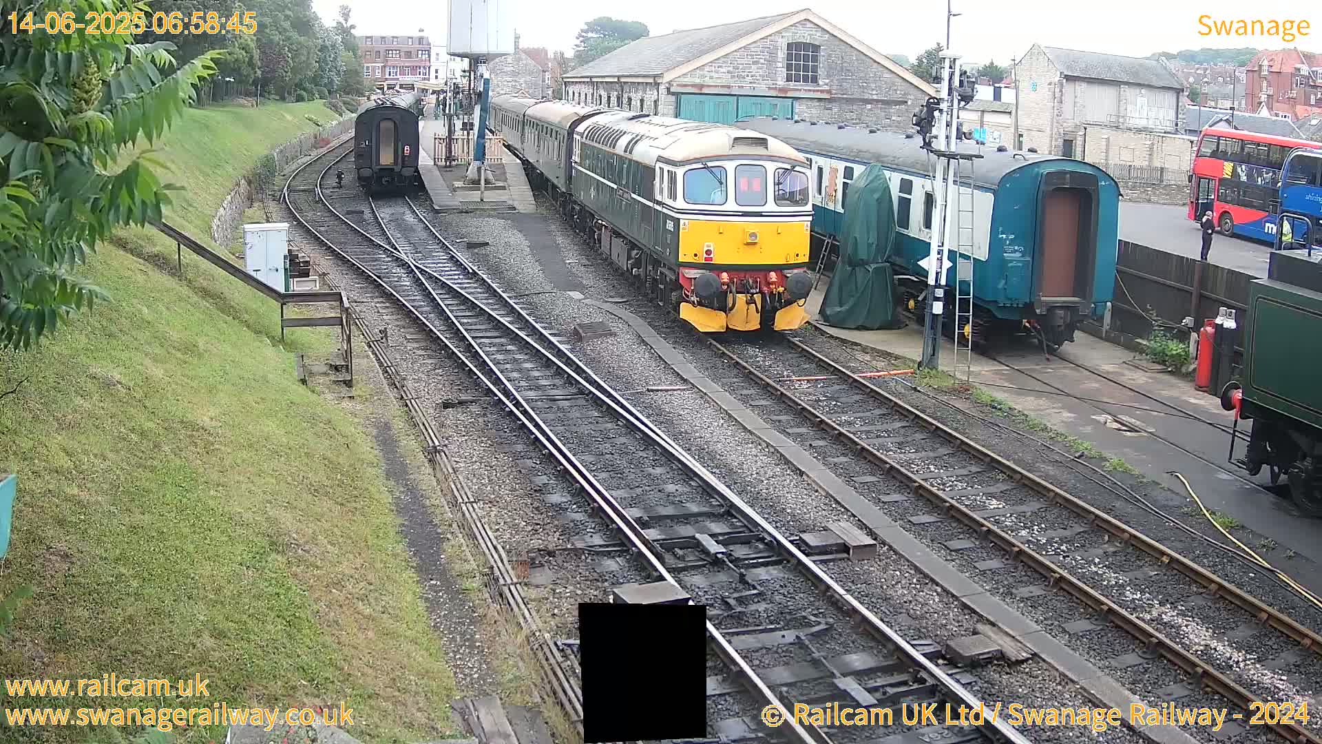 Swanage Town Railway Station Live Cam - Dorset, South West, England, United Kingdom