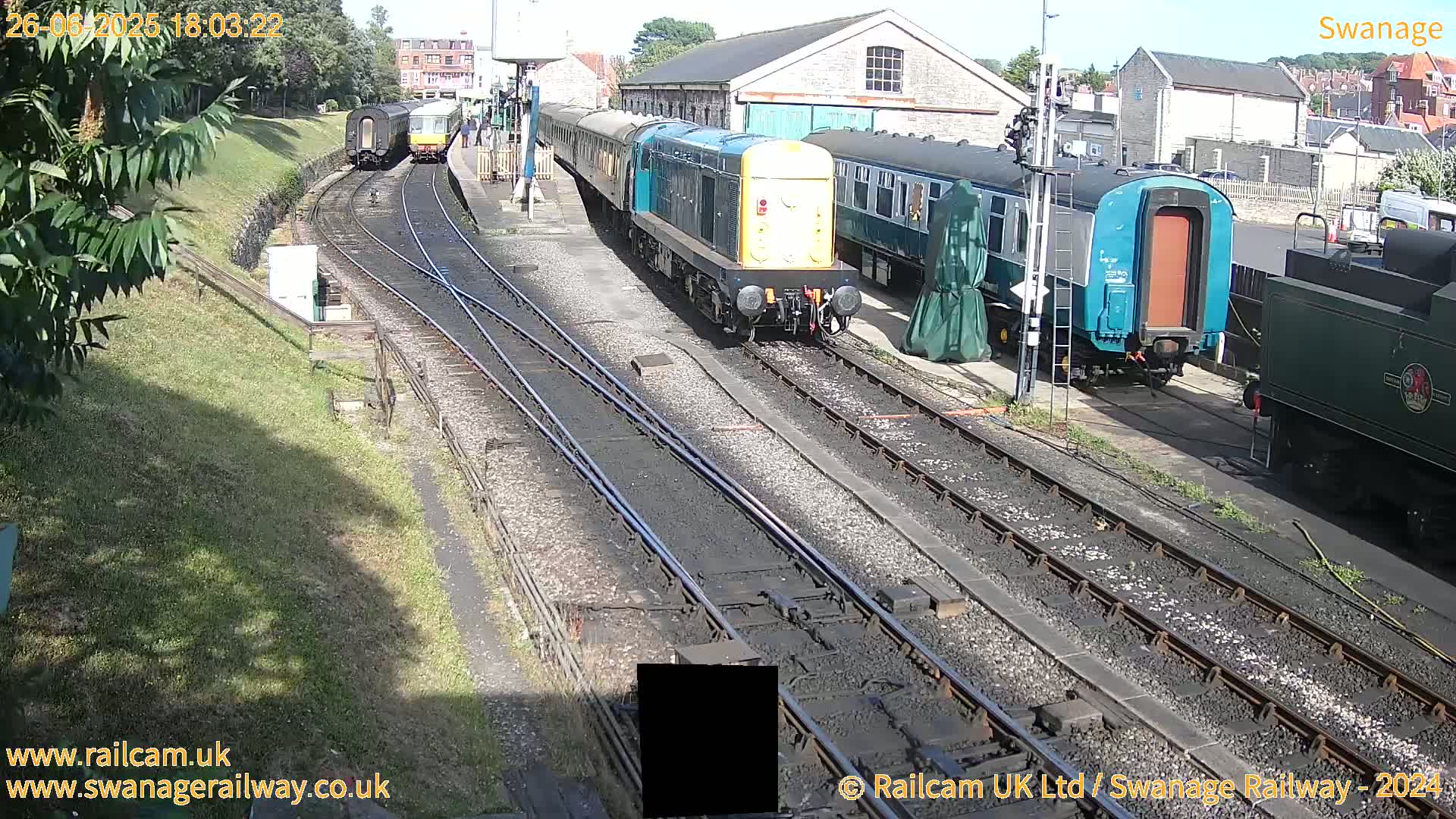 Swanage Town Railway Station Live Cam - Dorset, South West, England, United Kingdom