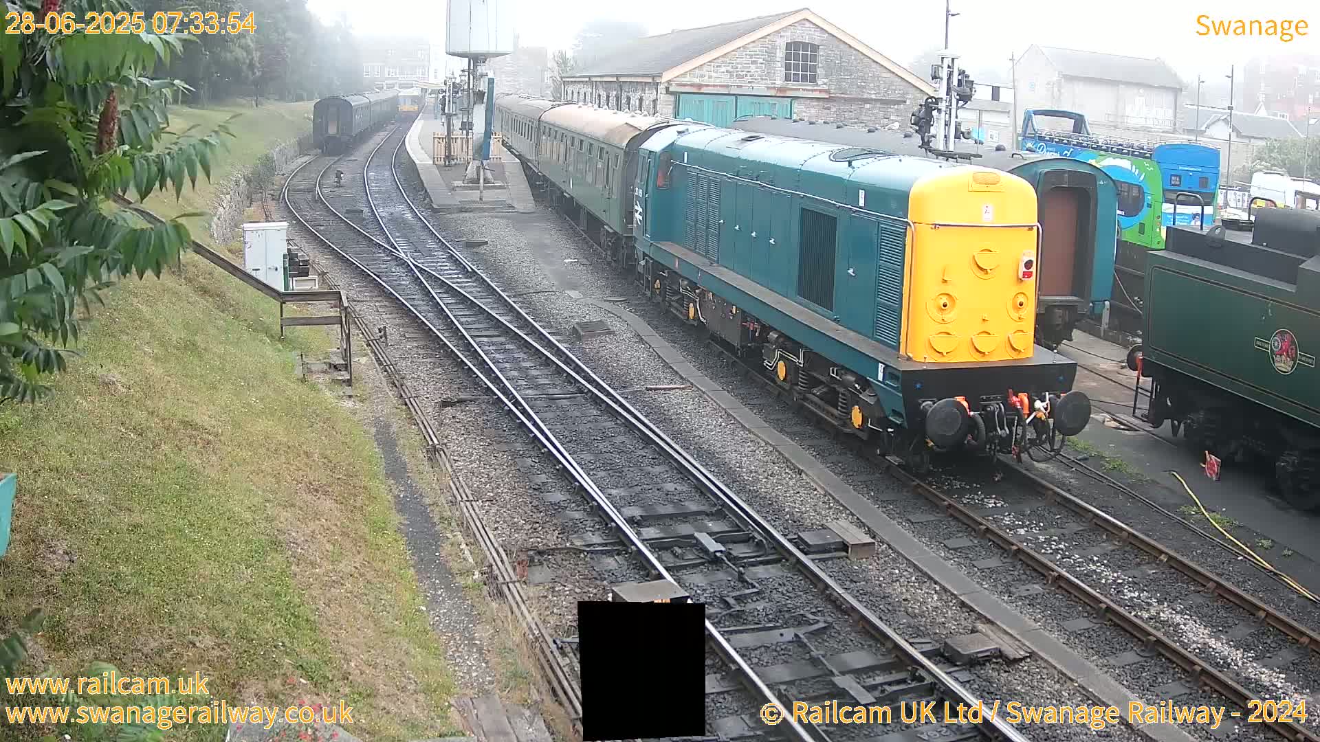 Swanage Town Railway Station Live Cam - Dorset, South West, England, United Kingdom