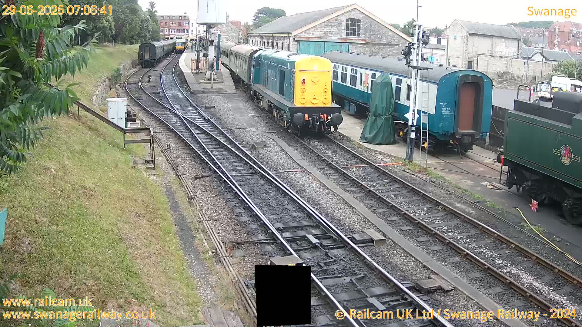Swanage Town Railway Station Live Cam - Dorset, South West, England, United Kingdom
