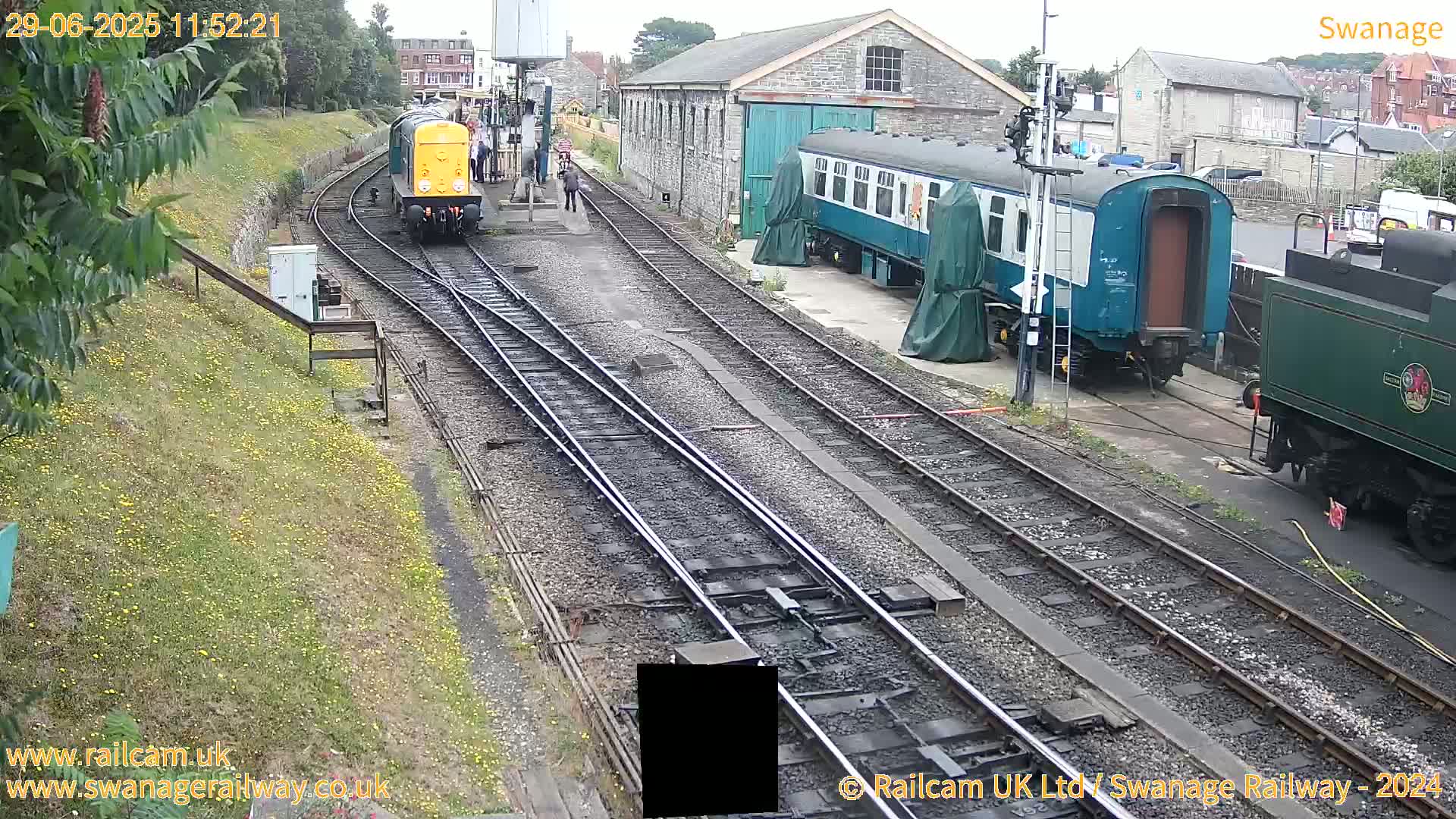 Swanage Town Railway Station Live Cam - Dorset, South West, England, United Kingdom