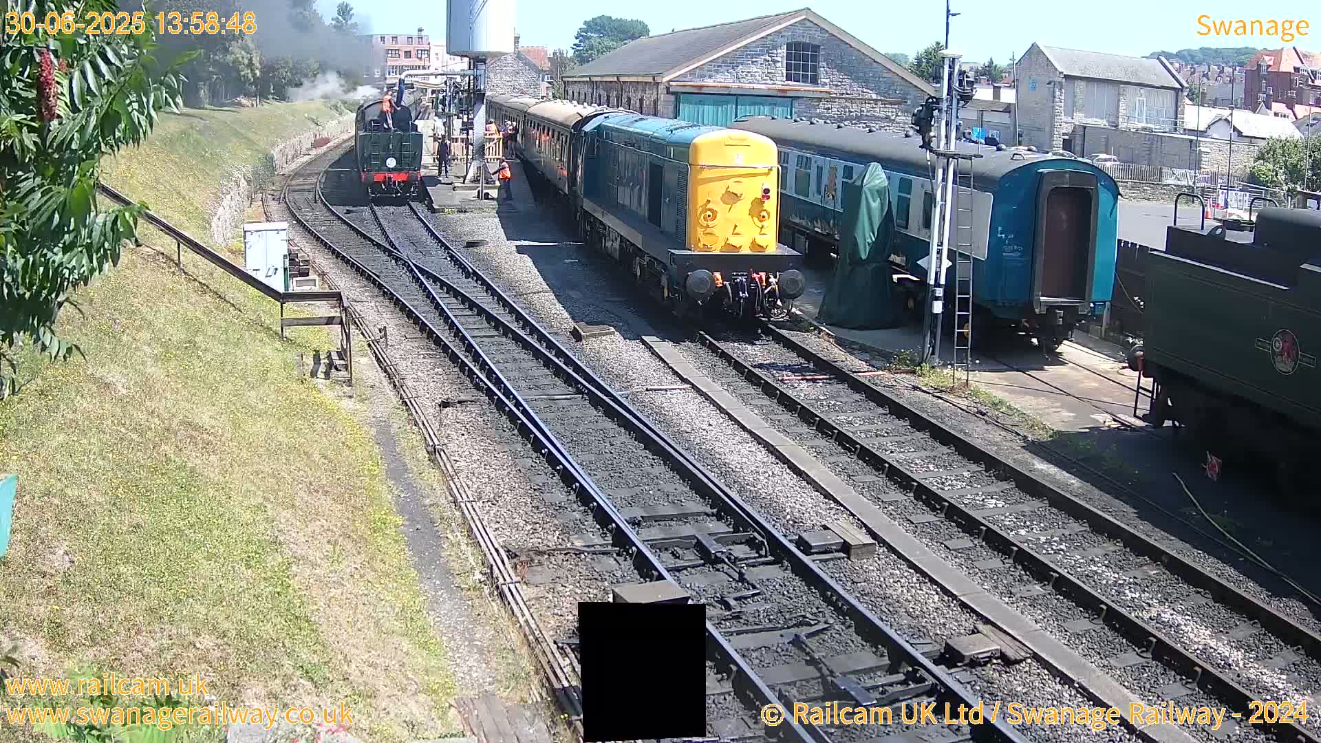 Swanage Town Railway Station Live Cam - Dorset, South West, England, United Kingdom