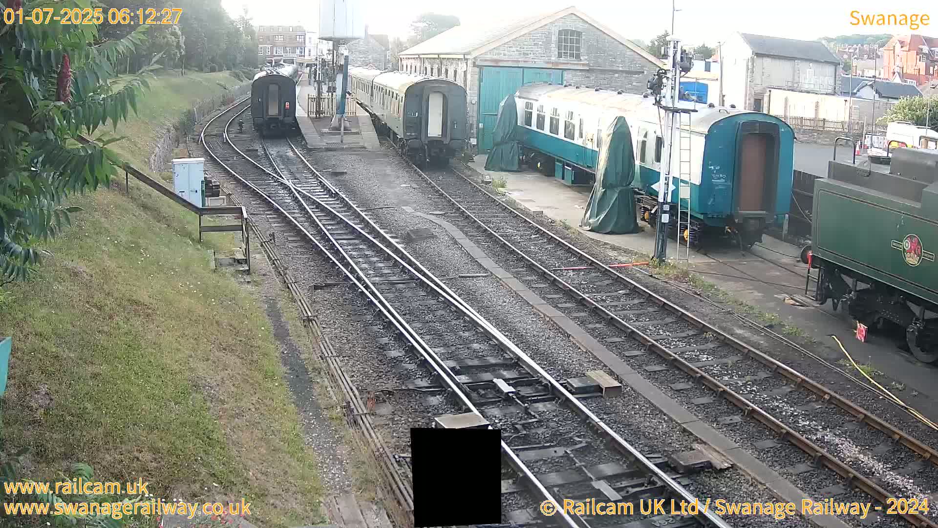 Swanage Town Railway Station Live Cam - Dorset, South West, England, United Kingdom
