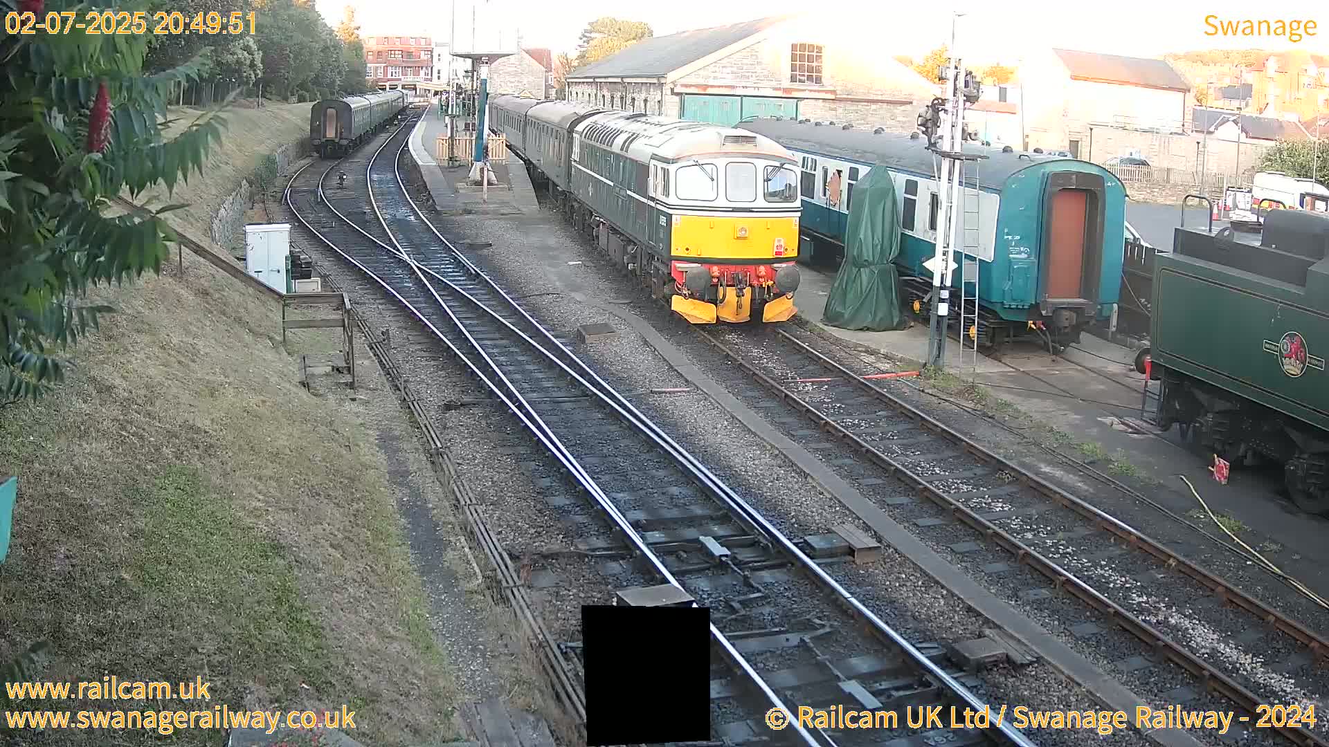 Swanage Town Railway Station Live Cam - Dorset, South West, England, United Kingdom