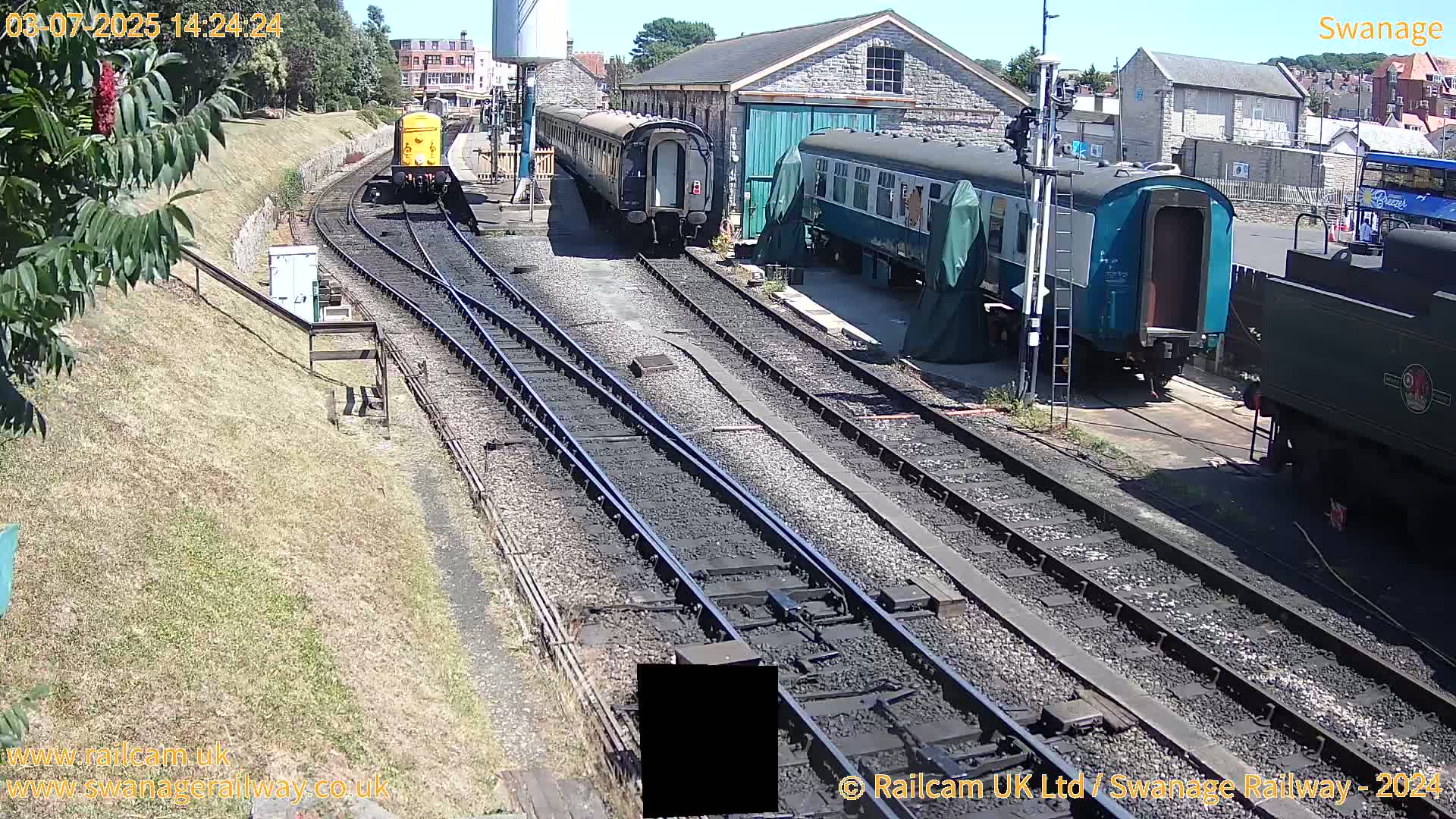 Swanage Town Railway Station Live Cam - Dorset, South West, England, United Kingdom