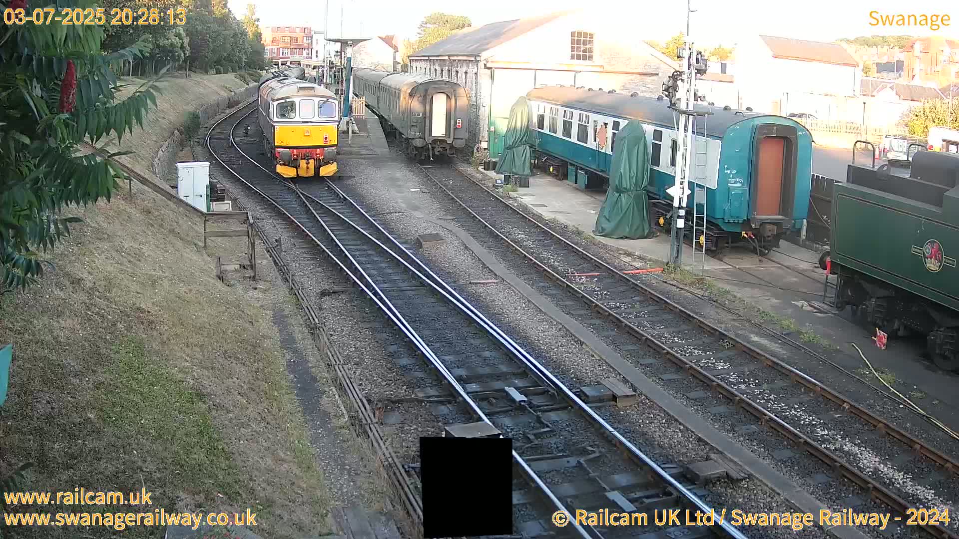 Swanage Town Railway Station Live Cam - Dorset, South West, England, United Kingdom