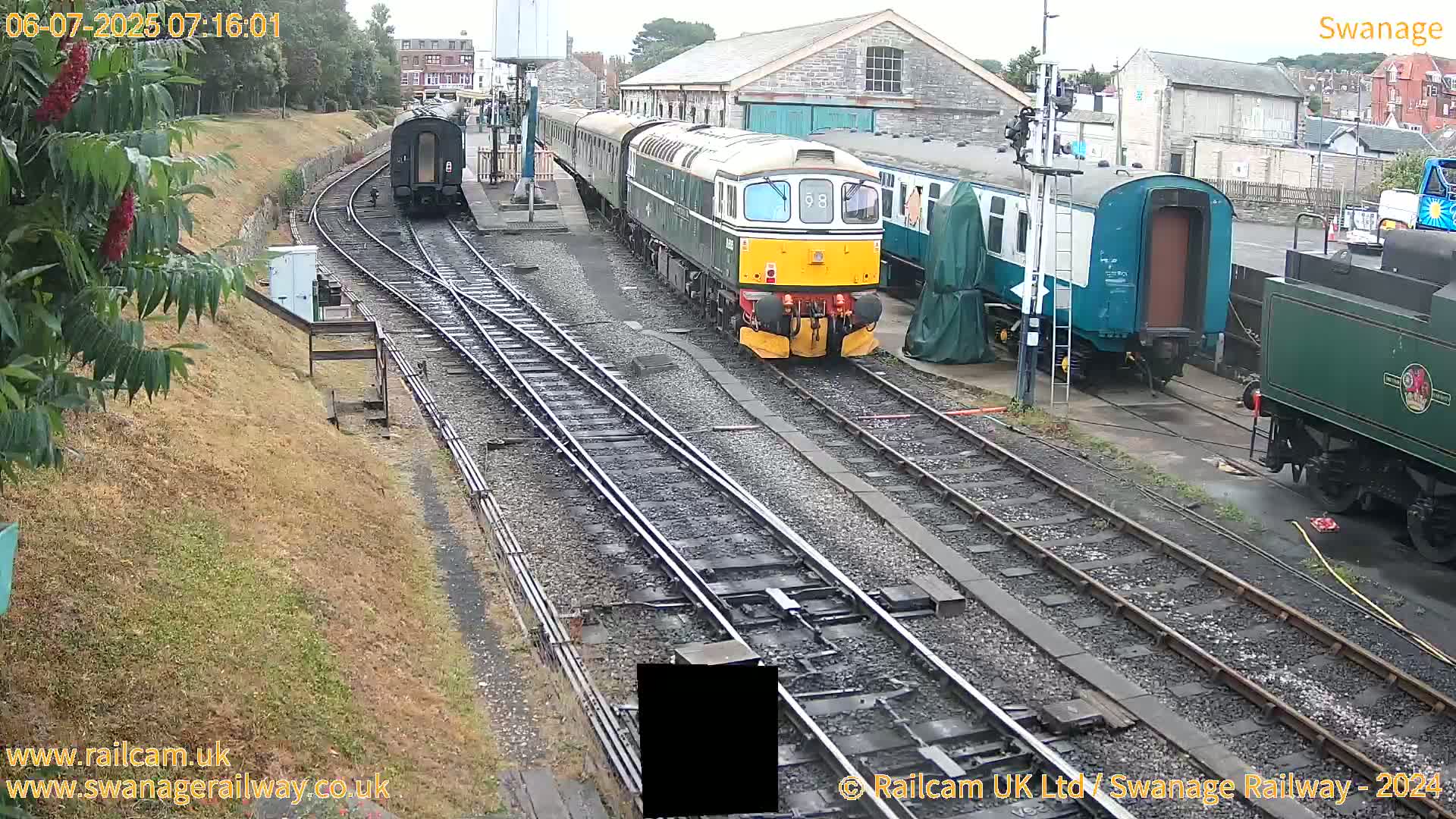 Swanage Town Railway Station Live Cam - Dorset, South West, England, United Kingdom