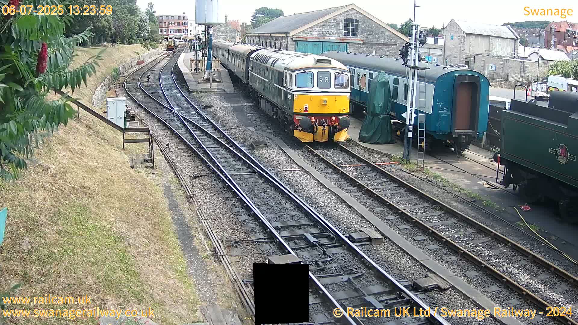 Swanage Town Railway Station Live Cam - Dorset, South West, England, United Kingdom