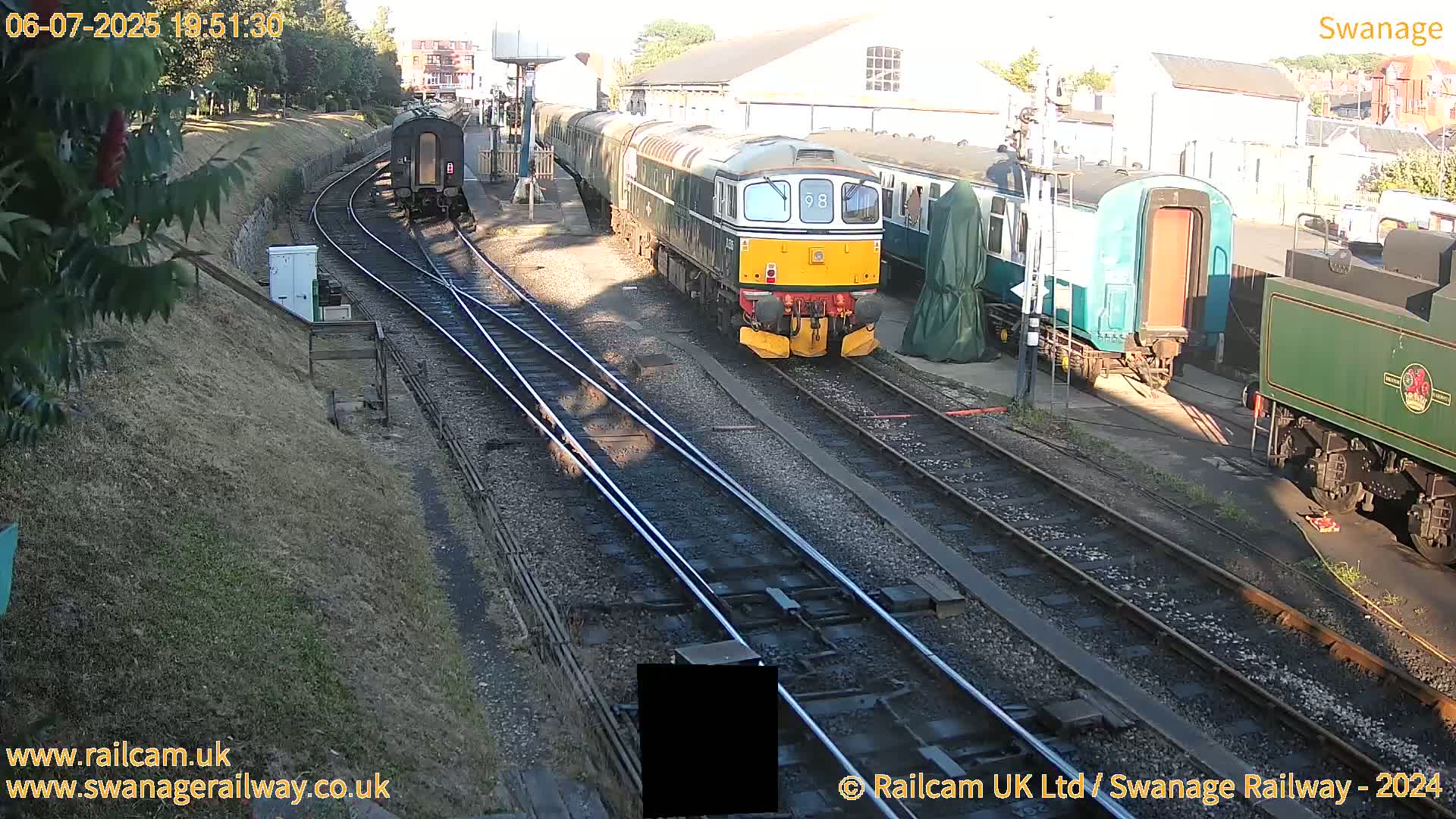 Swanage Town Railway Station Live Cam - Dorset, South West, England, United Kingdom