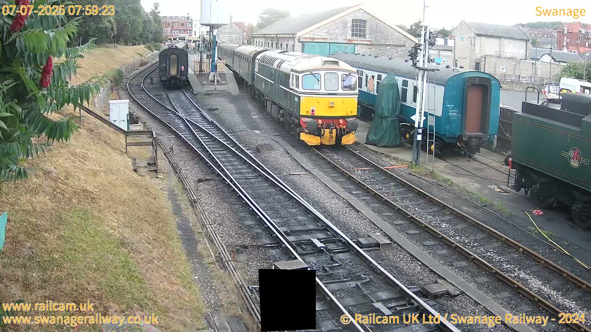 Swanage Town Railway Station Live Cam - Dorset, South West, England, United Kingdom