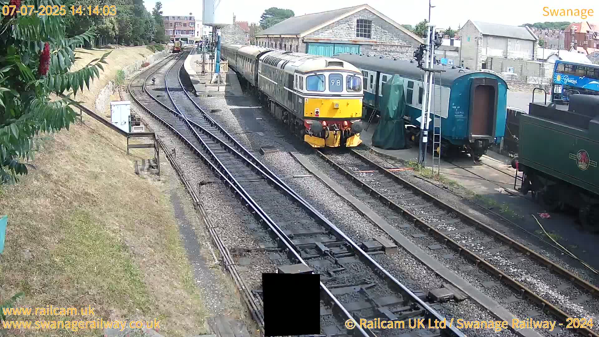 Swanage Town Railway Station Live Cam - Dorset, South West, England, United Kingdom