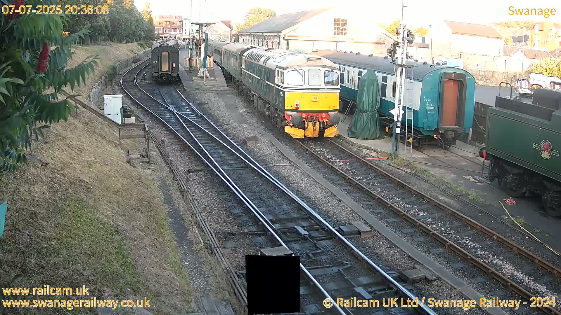 Swanage Town Railway Station Live Cam - Dorset, South West, England, United Kingdom