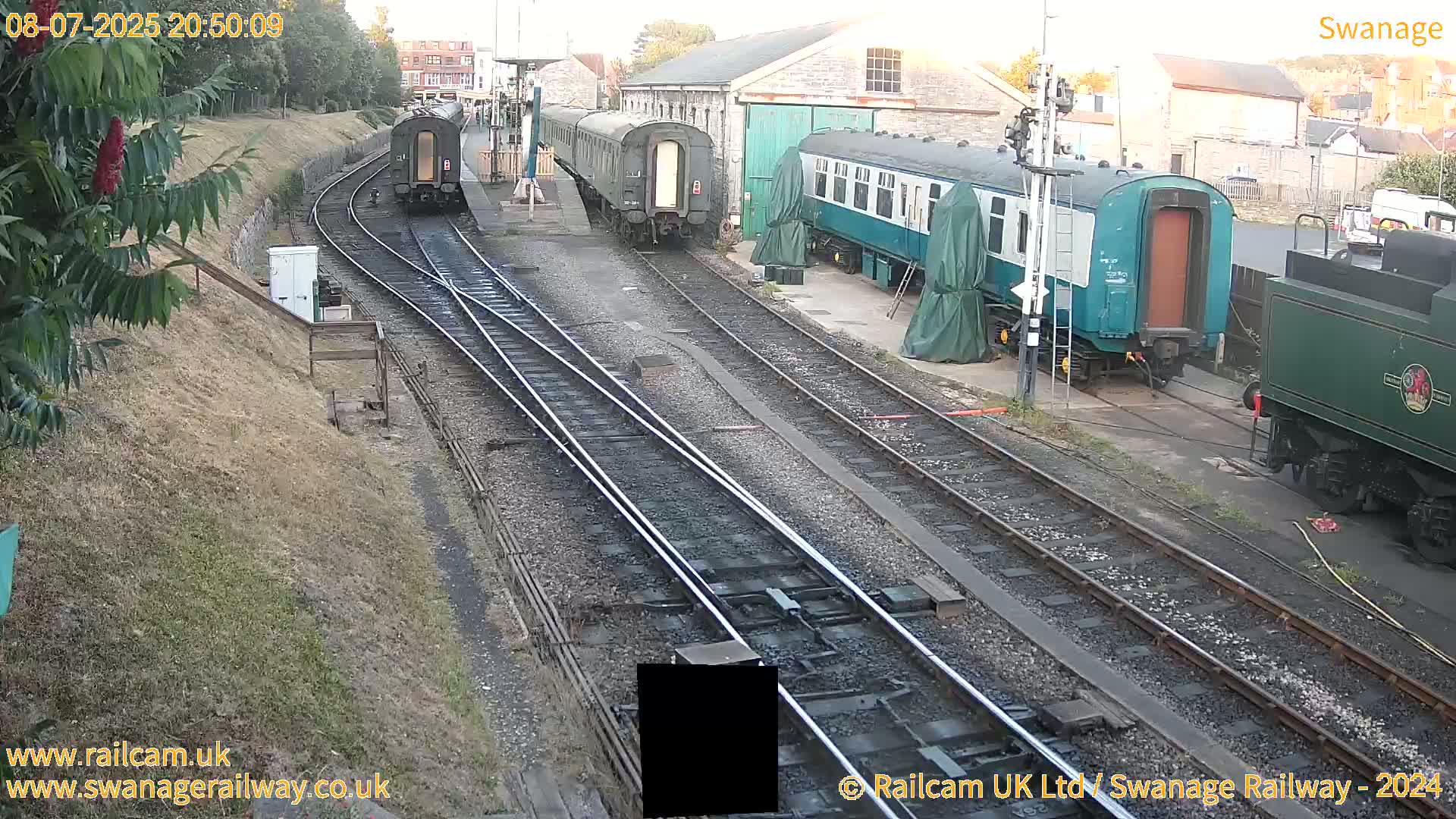 Swanage Town Railway Station Live Cam - Dorset, South West, England, United Kingdom
