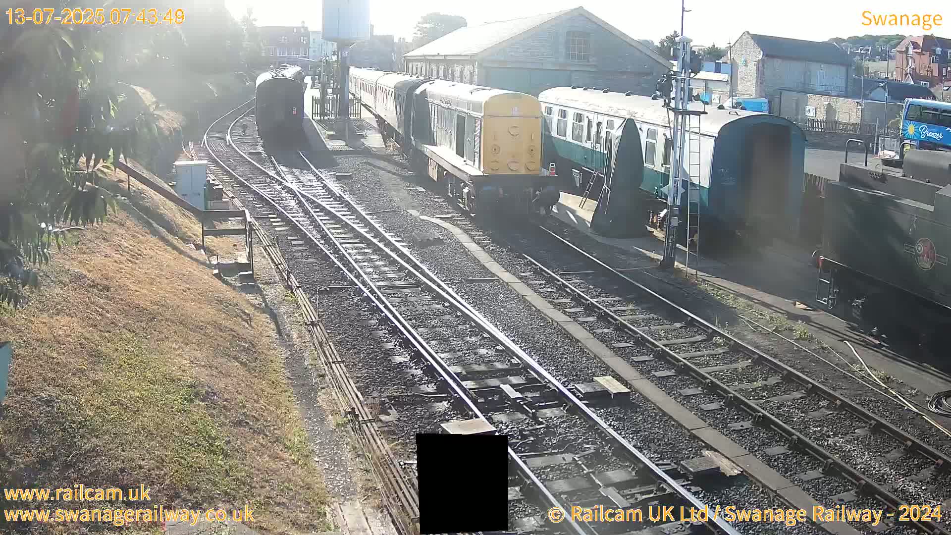 Swanage Town Railway Station Live Cam - Dorset, South West, England, United Kingdom