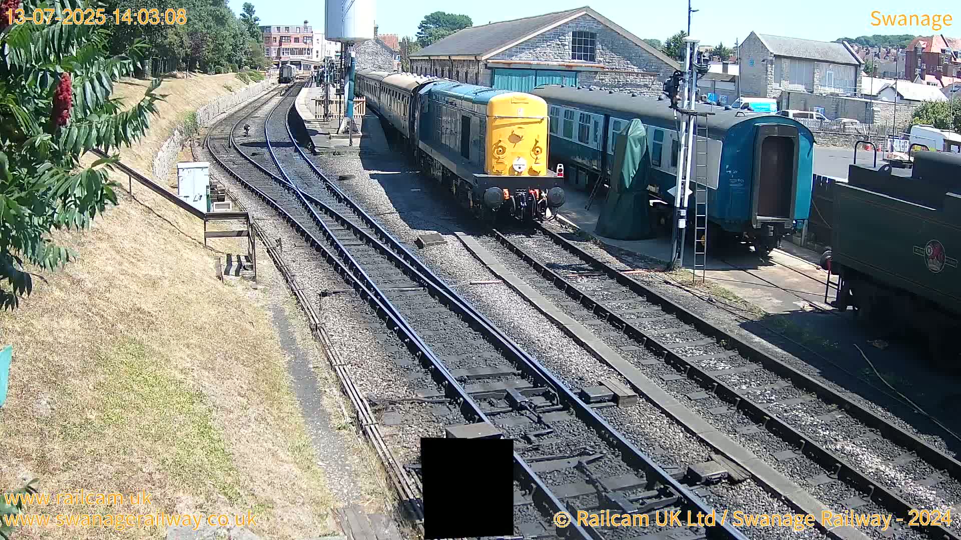 Swanage Town Railway Station Live Cam - Dorset, South West, England, United Kingdom