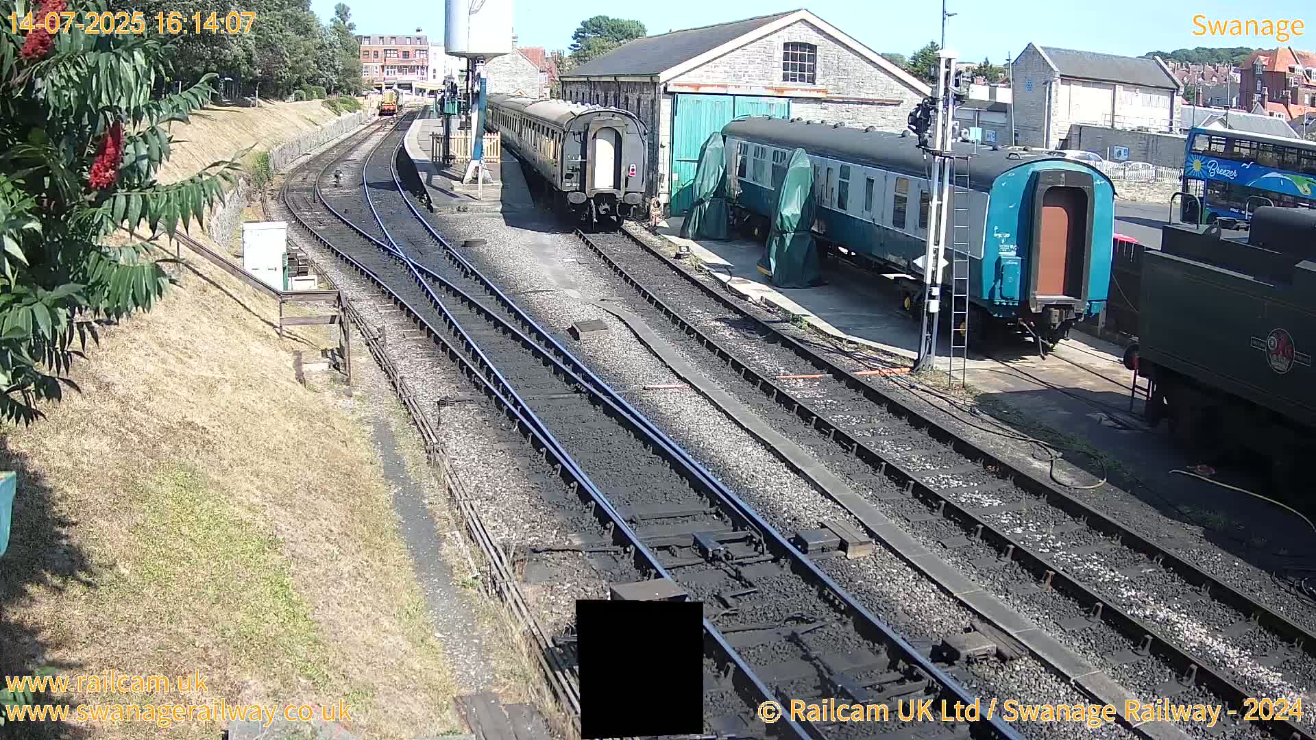 Swanage Town Railway Station Live Cam - Dorset, South West, England, United Kingdom
