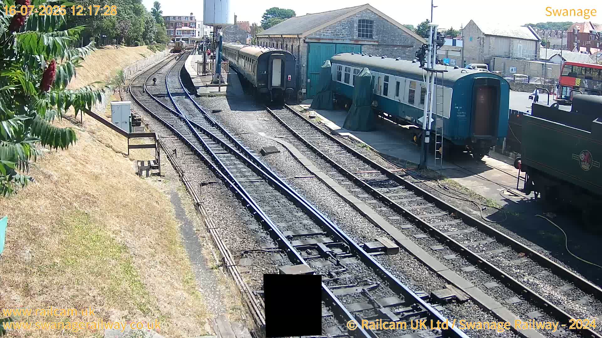 Swanage Town Railway Station Live Cam - Dorset, South West, England, United Kingdom