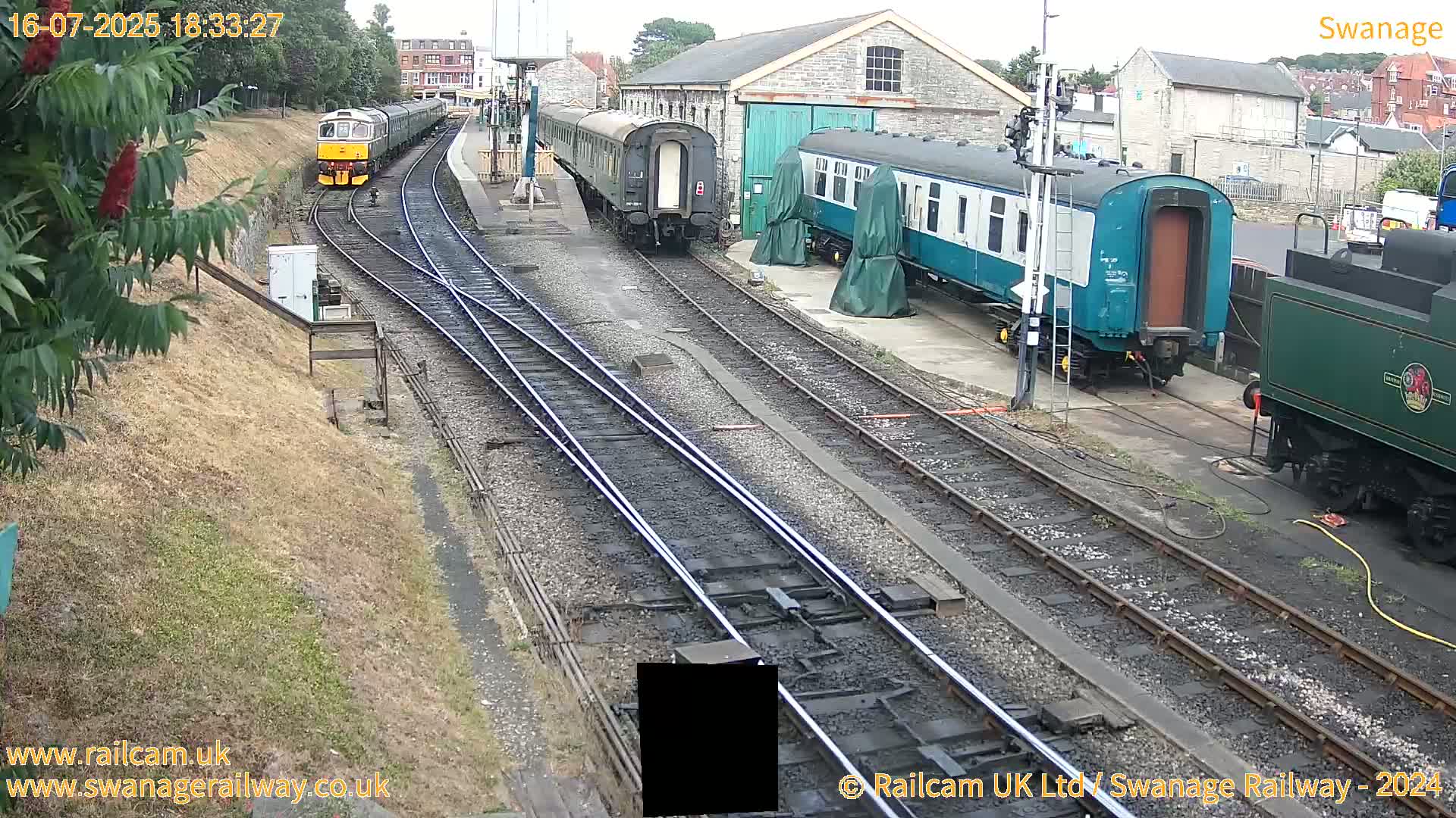 Swanage Town Railway Station Live Cam - Dorset, South West, England, United Kingdom
