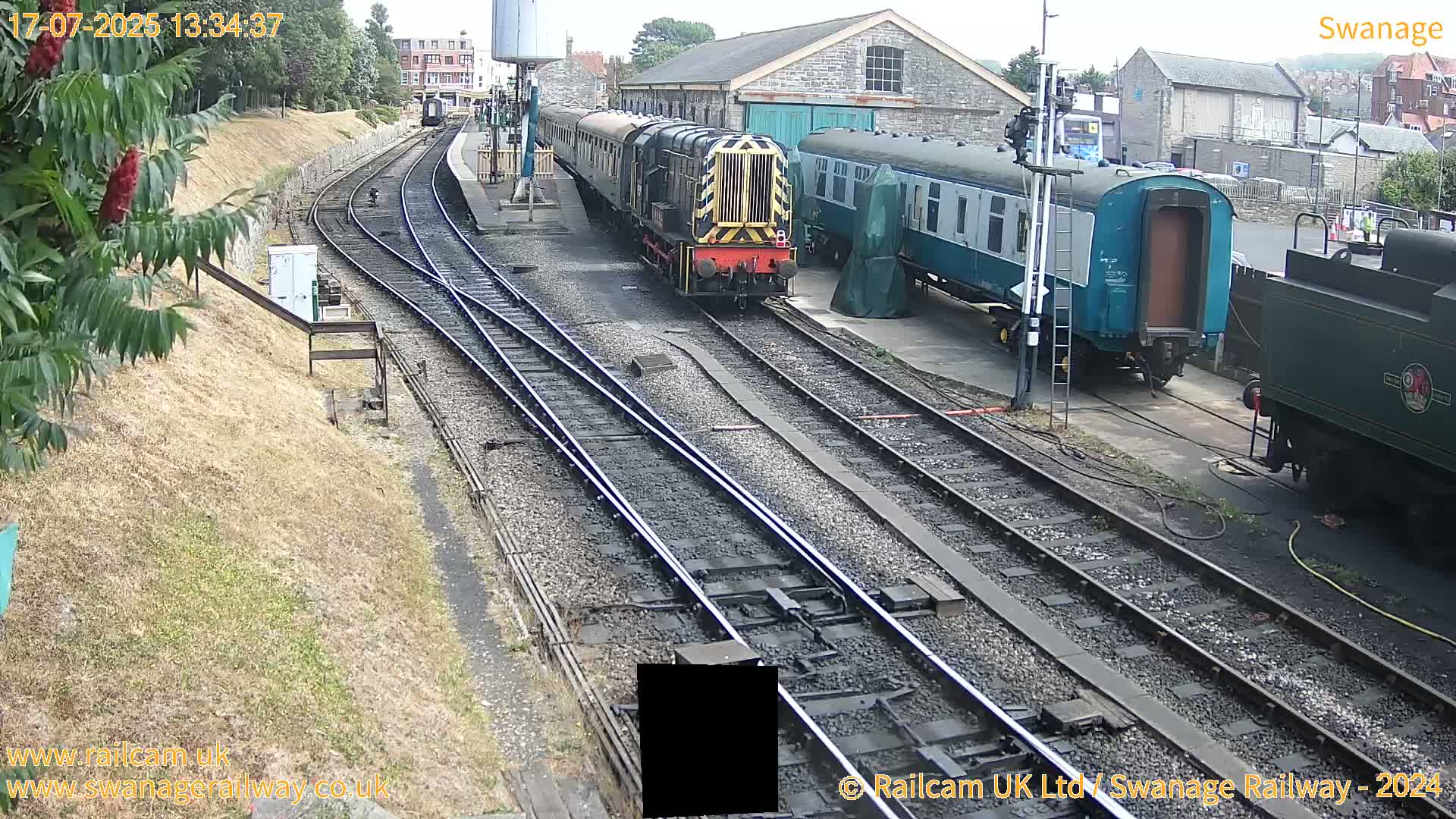 Swanage Town Railway Station Live Cam - Dorset, South West, England, United Kingdom