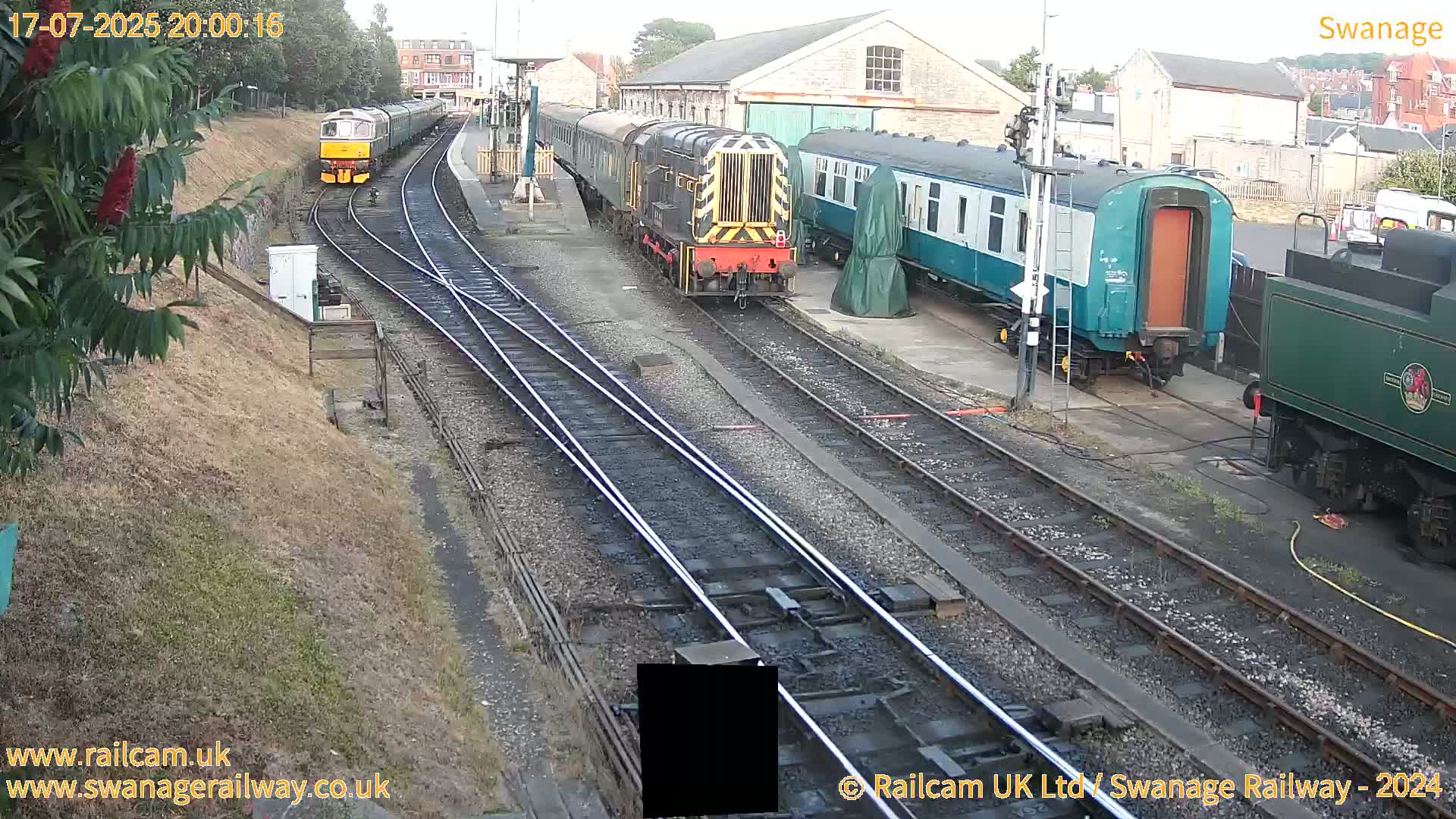 Swanage Town Railway Station Live Cam - Dorset, South West, England, United Kingdom