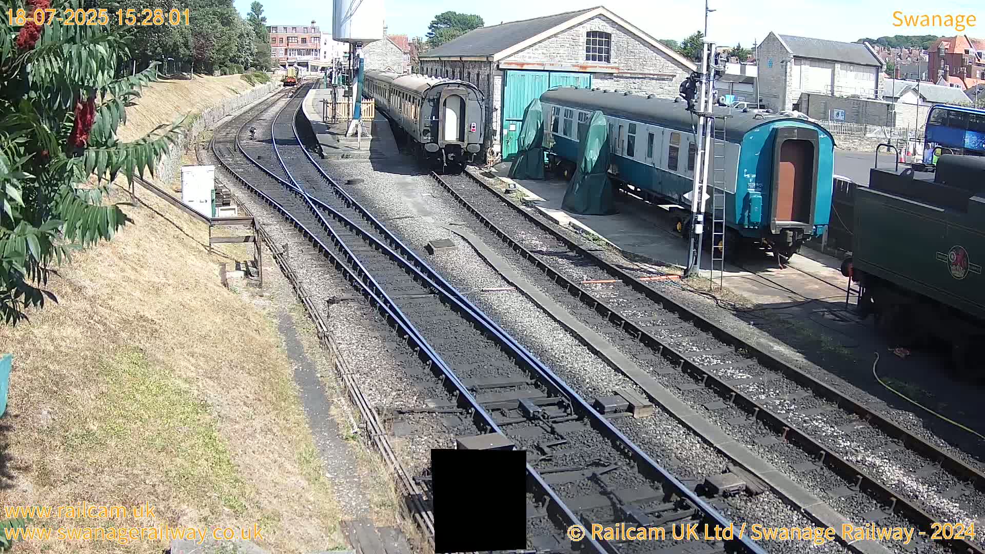 Swanage Town Railway Station Live Cam - Dorset, South West, England, United Kingdom