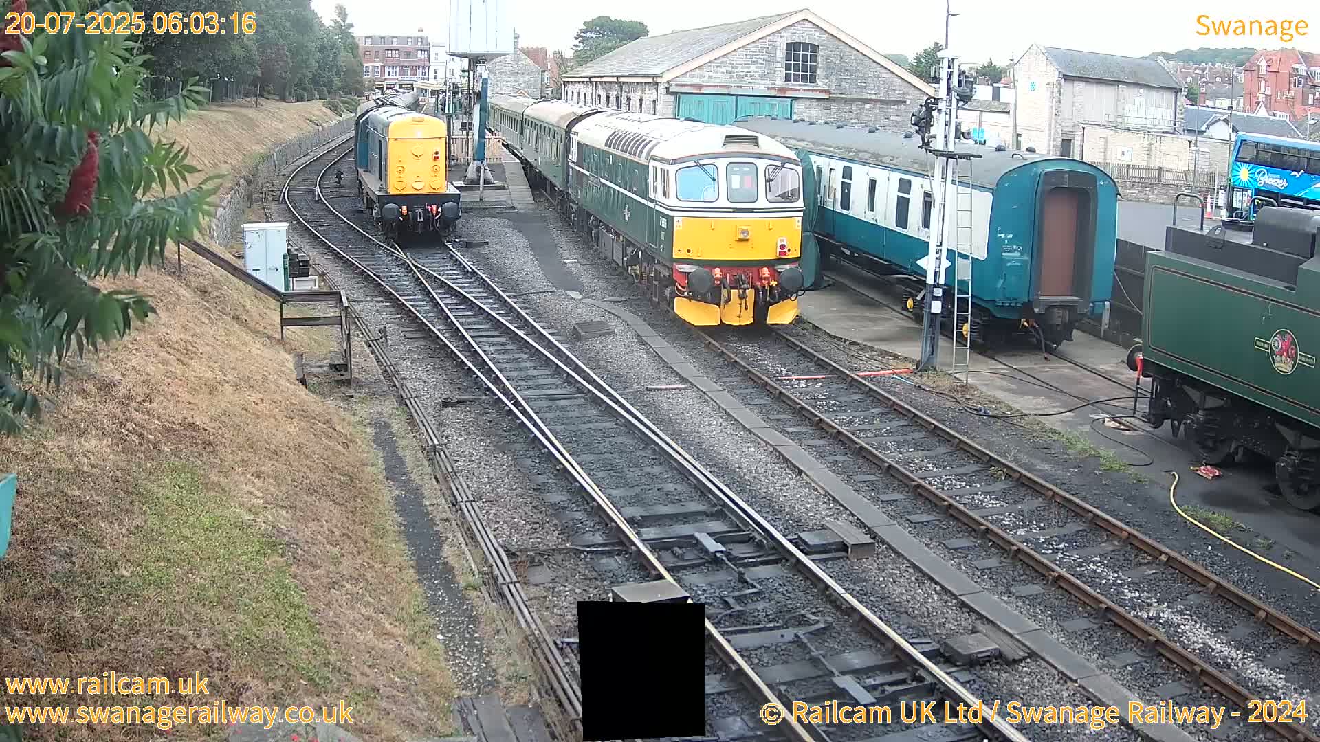 Swanage Town Railway Station Live Cam - Dorset, South West, England, United Kingdom