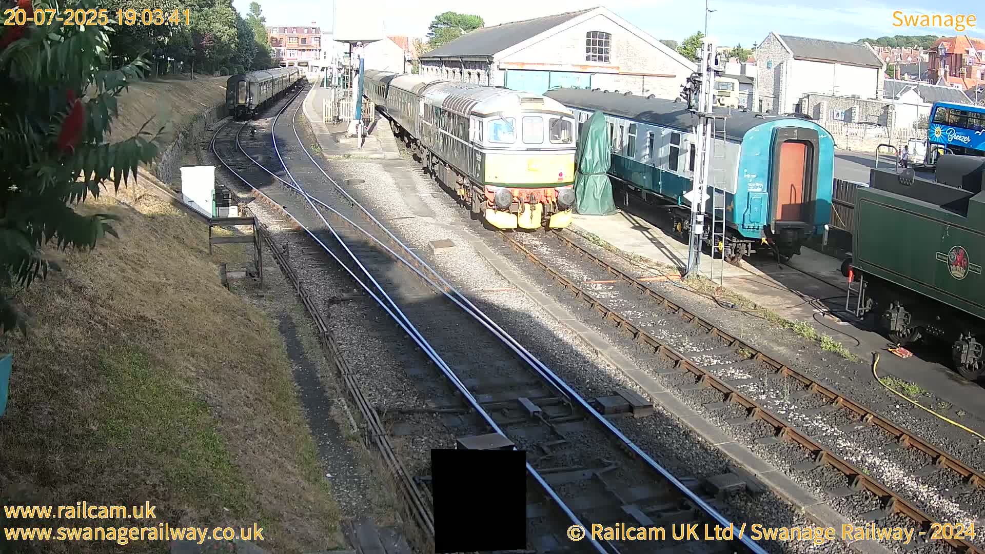 Swanage Town Railway Station Live Cam - Dorset, South West, England, United Kingdom