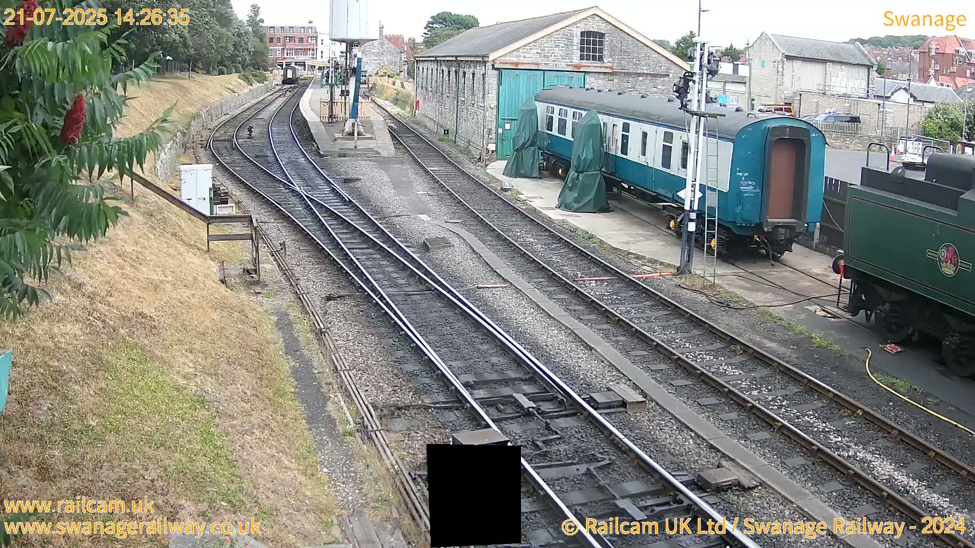 Swanage Town Railway Station Live Cam - Dorset, South West, England, United Kingdom