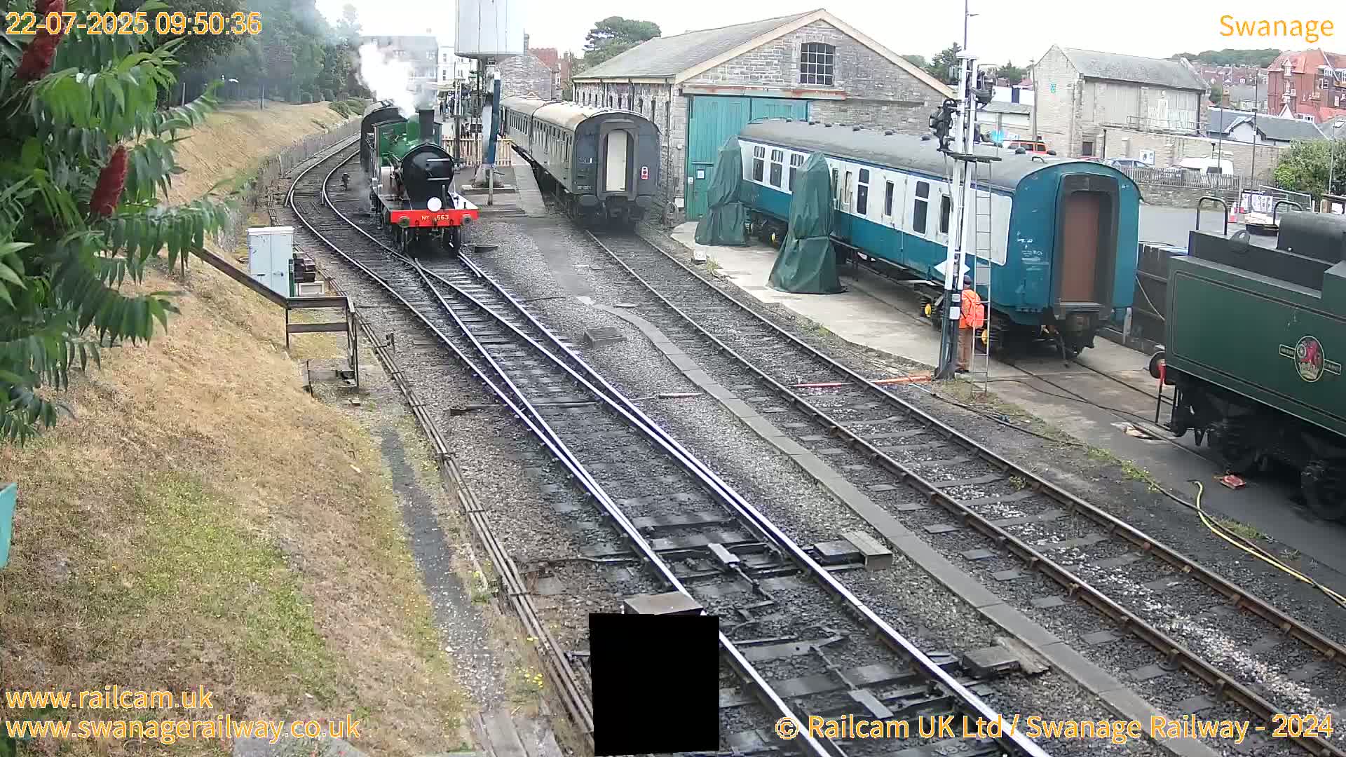 Swanage Town Railway Station Live Cam - Dorset, South West, England, United Kingdom