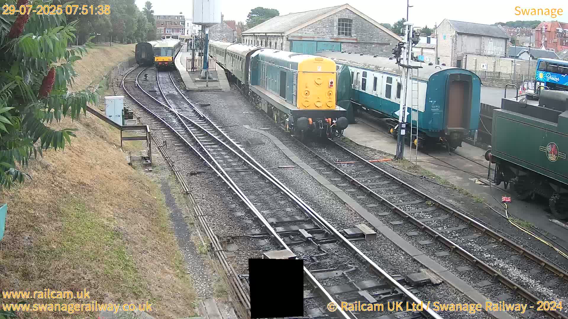 Swanage Town Railway Station Live Cam - Dorset, South West, England, United Kingdom