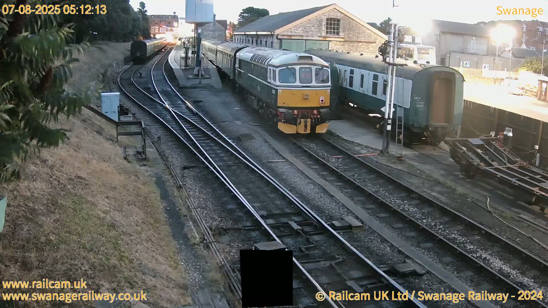 Swanage Town Railway Station Live Cam - Dorset, South West, England, United Kingdom