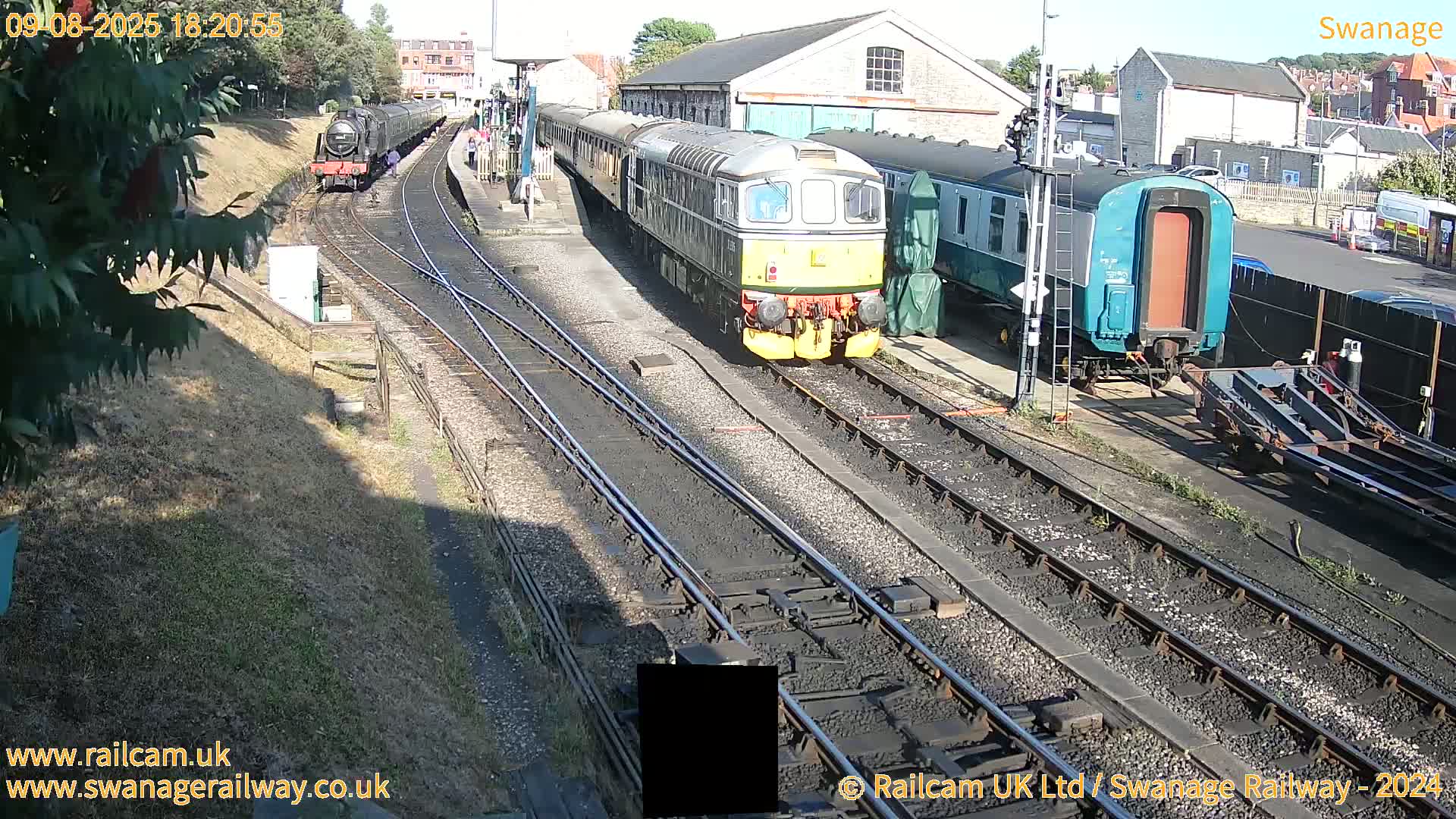 Swanage Town Railway Station Live Cam - Dorset, South West, England, United Kingdom