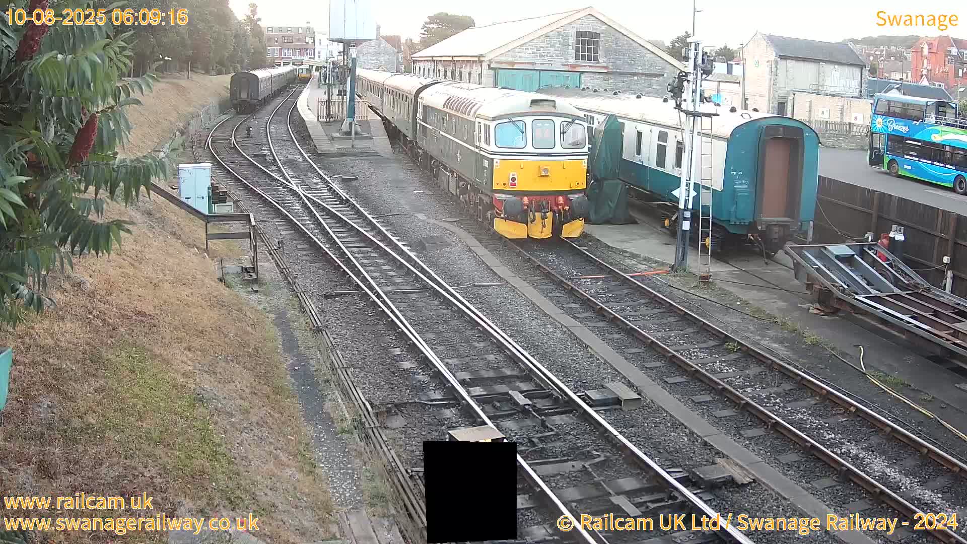 Swanage Town Railway Station Live Cam - Dorset, South West, England, United Kingdom
