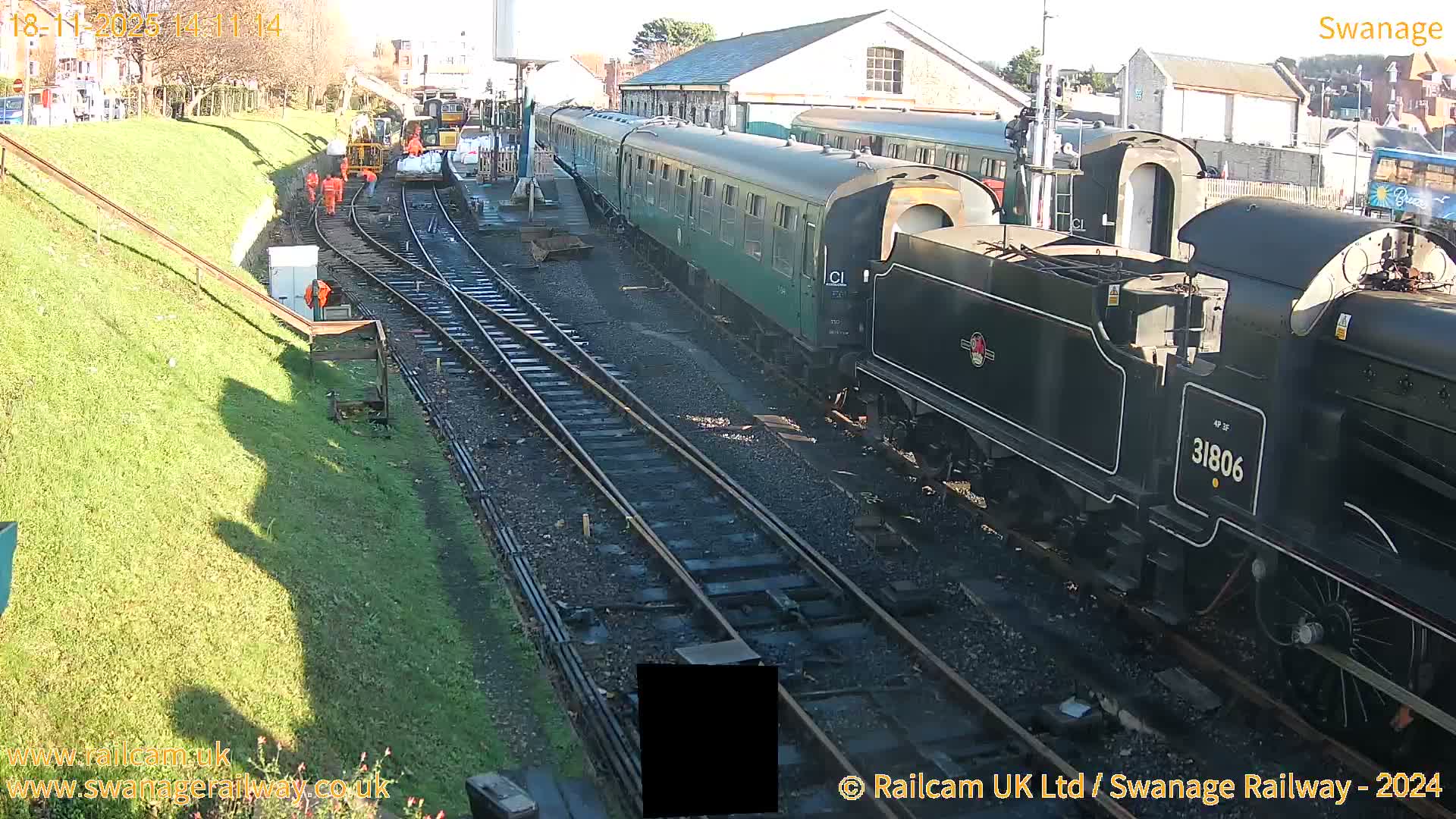 Swanage Town Railway Station Live Cam - Dorset, South West, England, United Kingdom