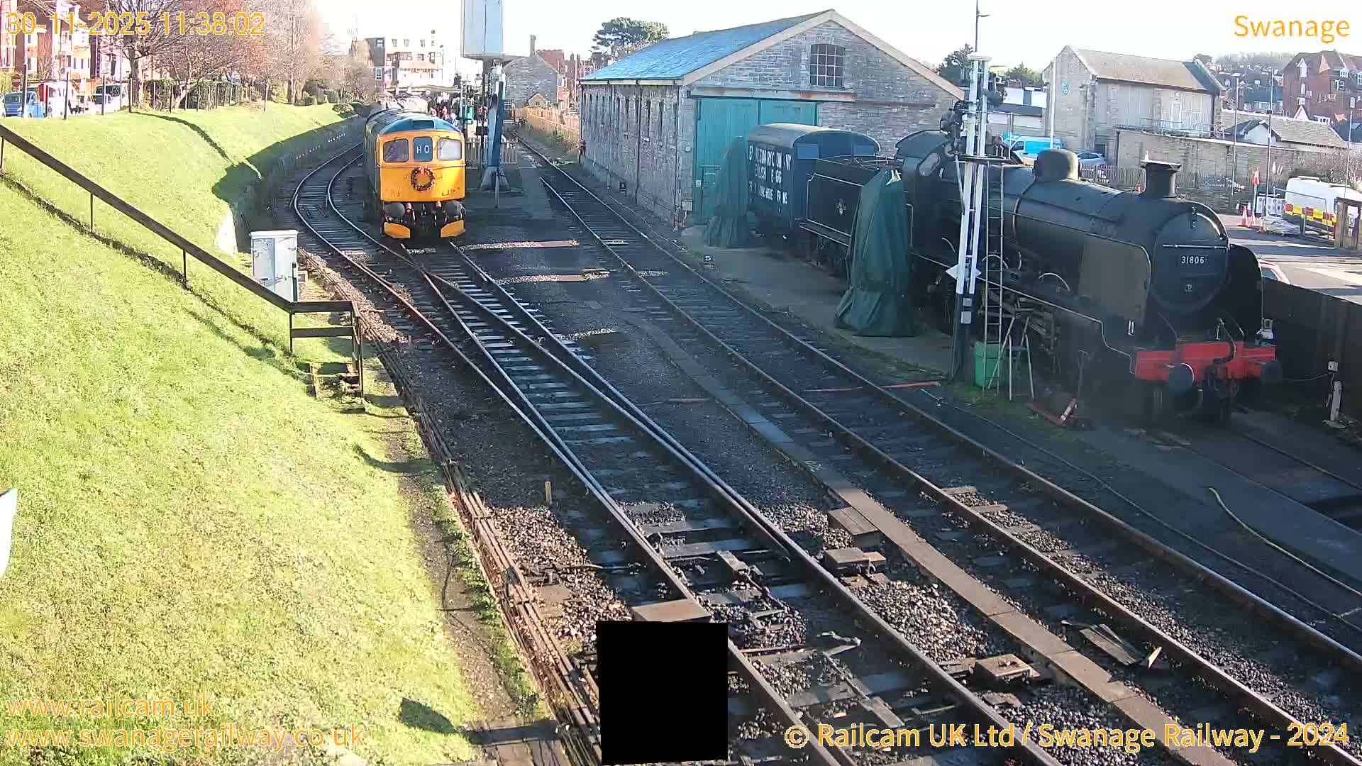 Swanage Town Railway Station Live Cam - Dorset, South West, England, United Kingdom