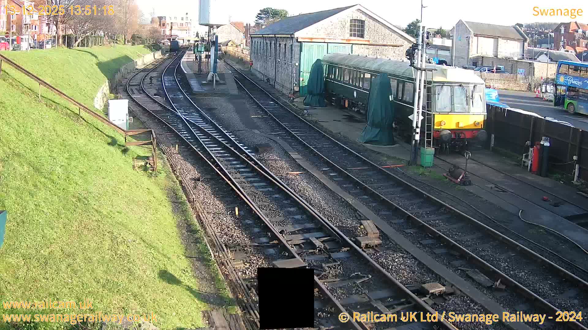 Swanage Town Railway Station Live Cam - Dorset, South West, England, United Kingdom