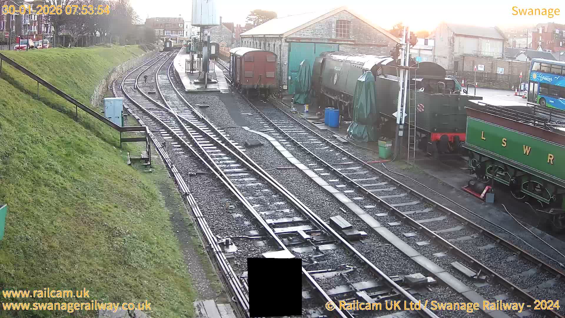 Swanage Town Railway Station Live Cam - Dorset, South West, England, United Kingdom