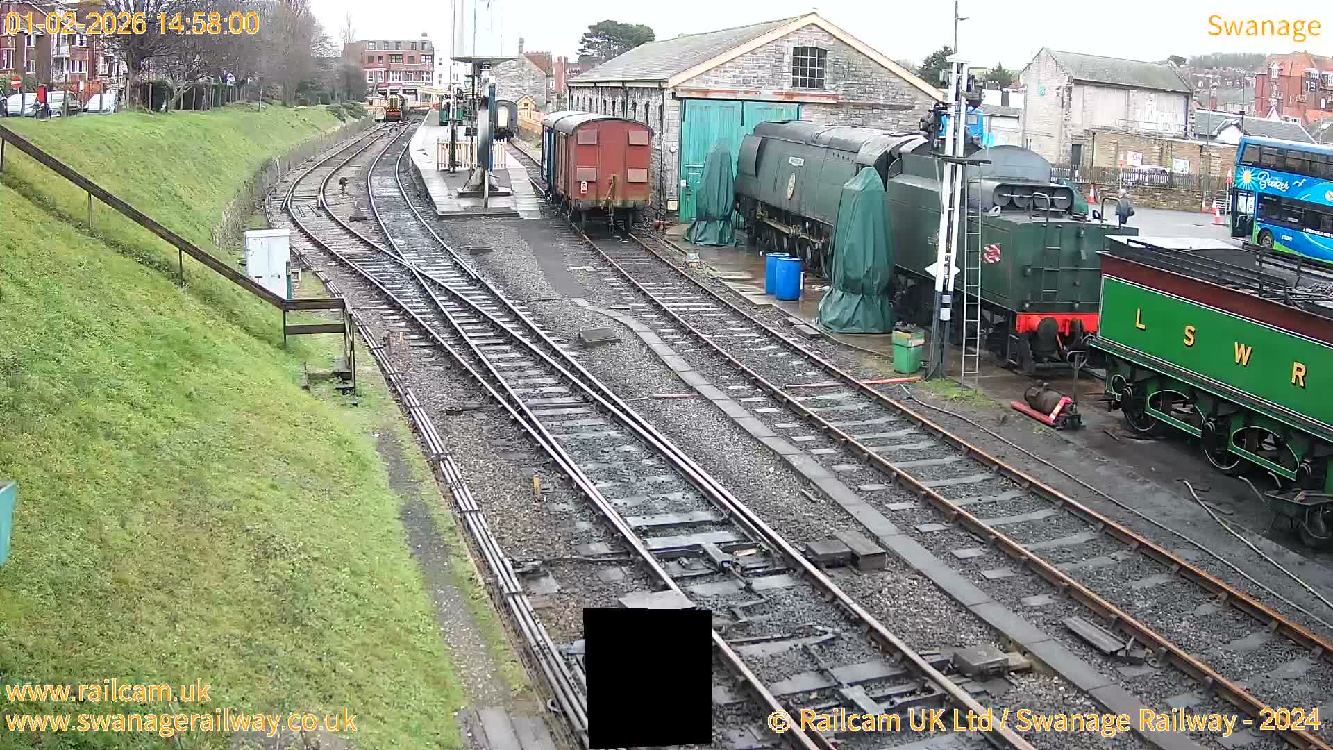Swanage Town Railway Station Live Cam - Dorset, South West, England, United Kingdom