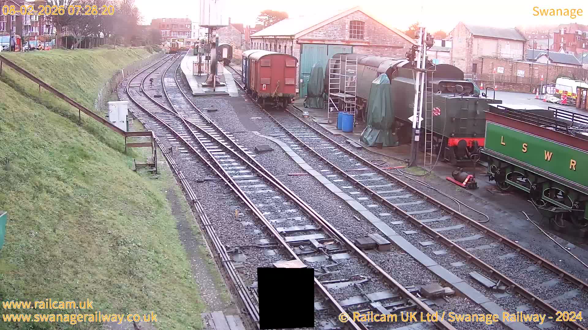 Swanage Town Railway Station Live Cam - Dorset, South West, England, United Kingdom