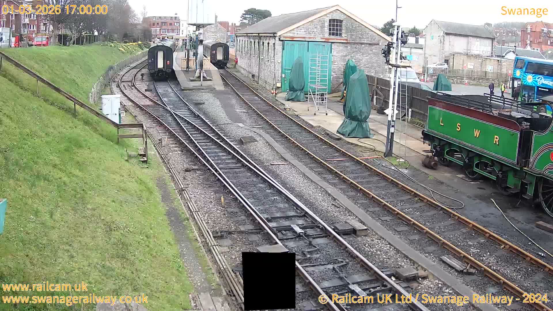 Swanage Town Railway Station Live Cam - Dorset, South West, England, United Kingdom
