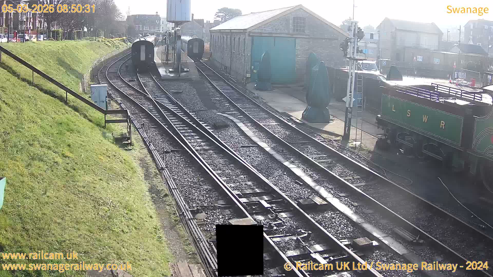 Swanage Town Railway Station Live Cam - Dorset, South West, England, United Kingdom