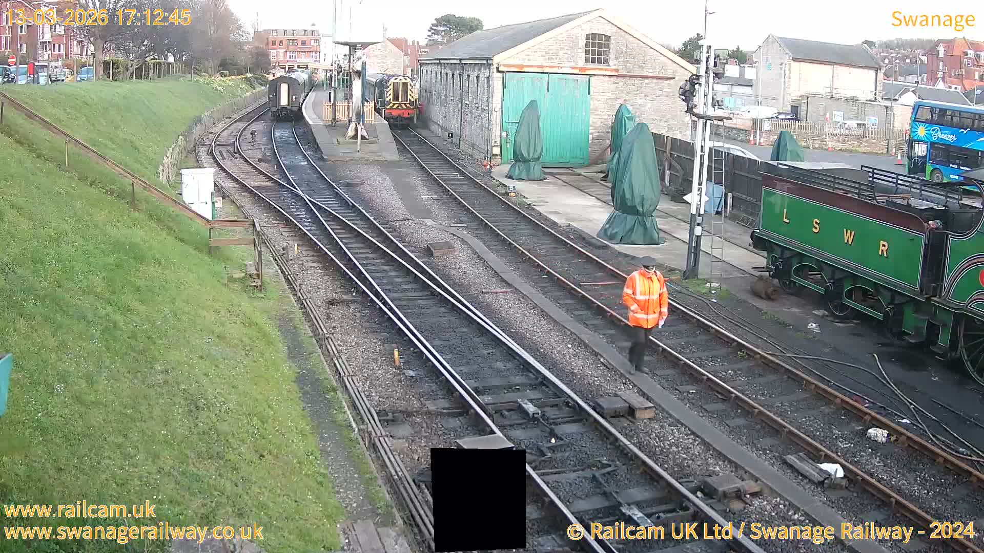 Swanage Town Railway Station Live Cam - Dorset, South West, England, United Kingdom