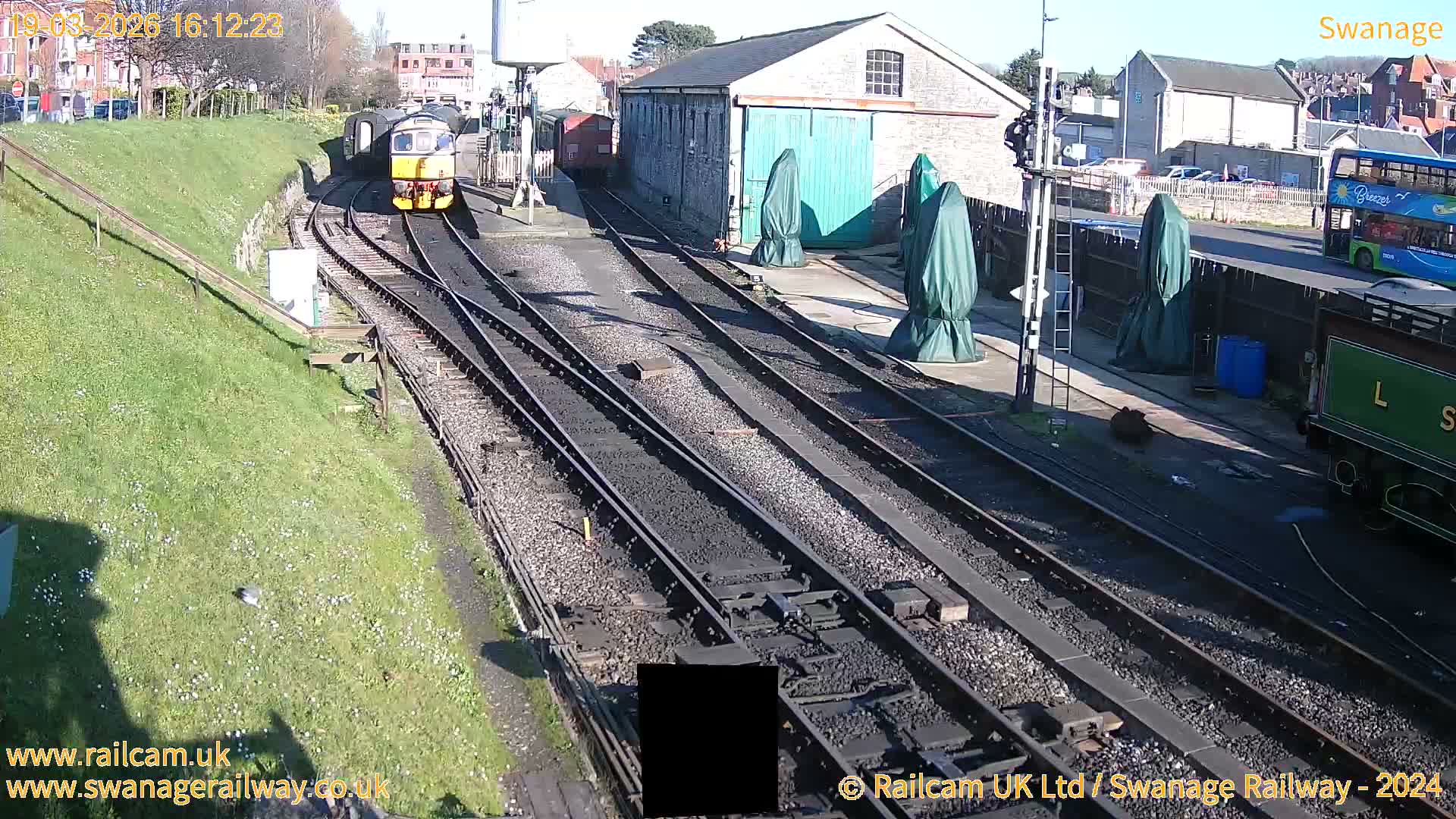 Swanage Town Railway Station Live Cam - Dorset, South West, England, United Kingdom