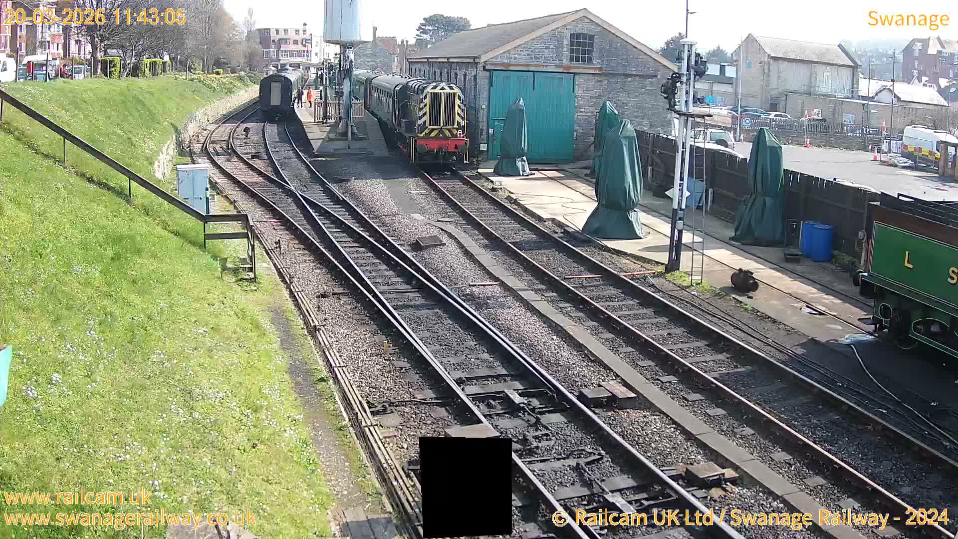 Swanage Town Railway Station Live Cam - Dorset, South West, England, United Kingdom